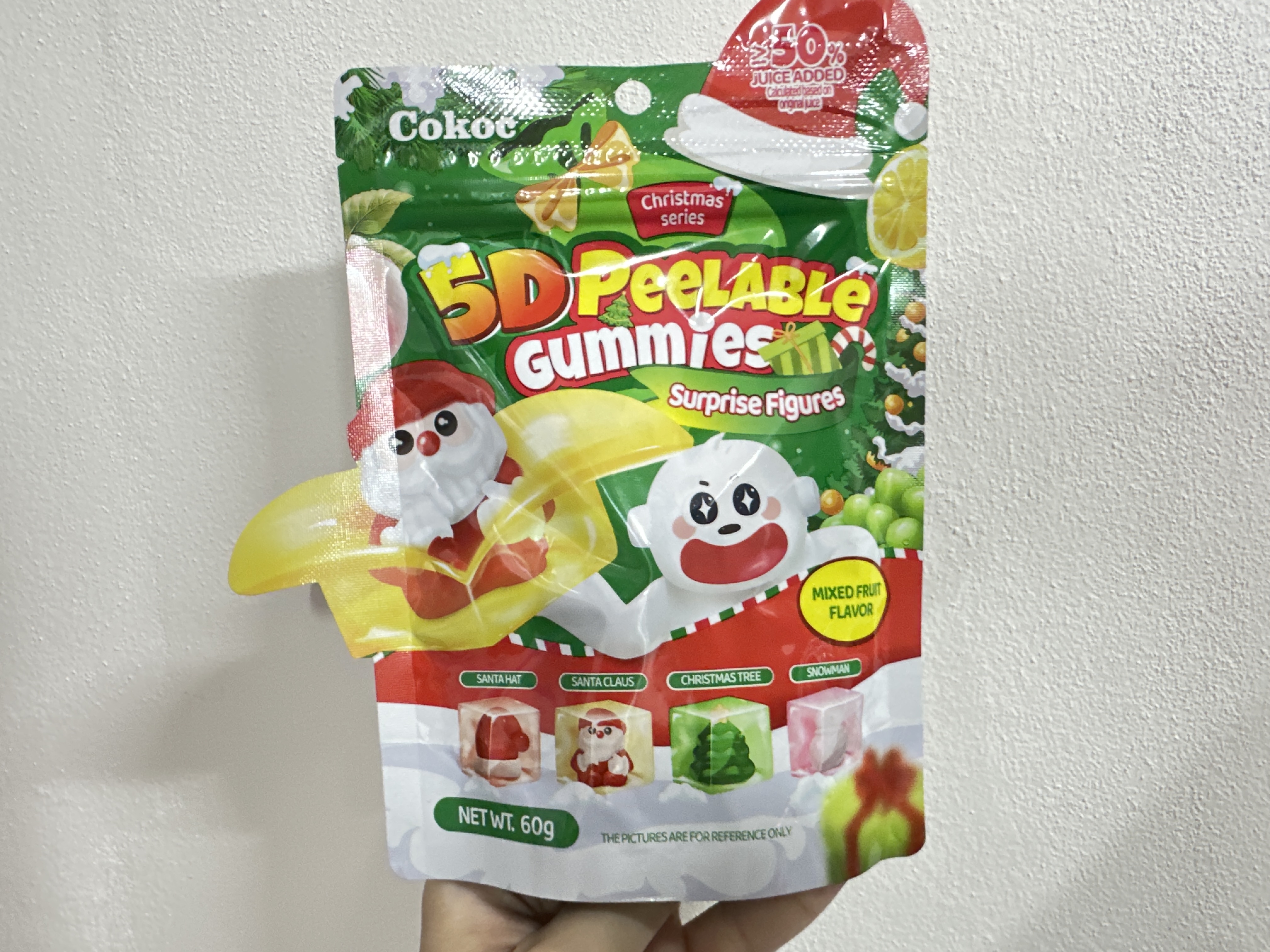 Cokoc 5D Peelable Candy Měkké bonbónové Mix 75g