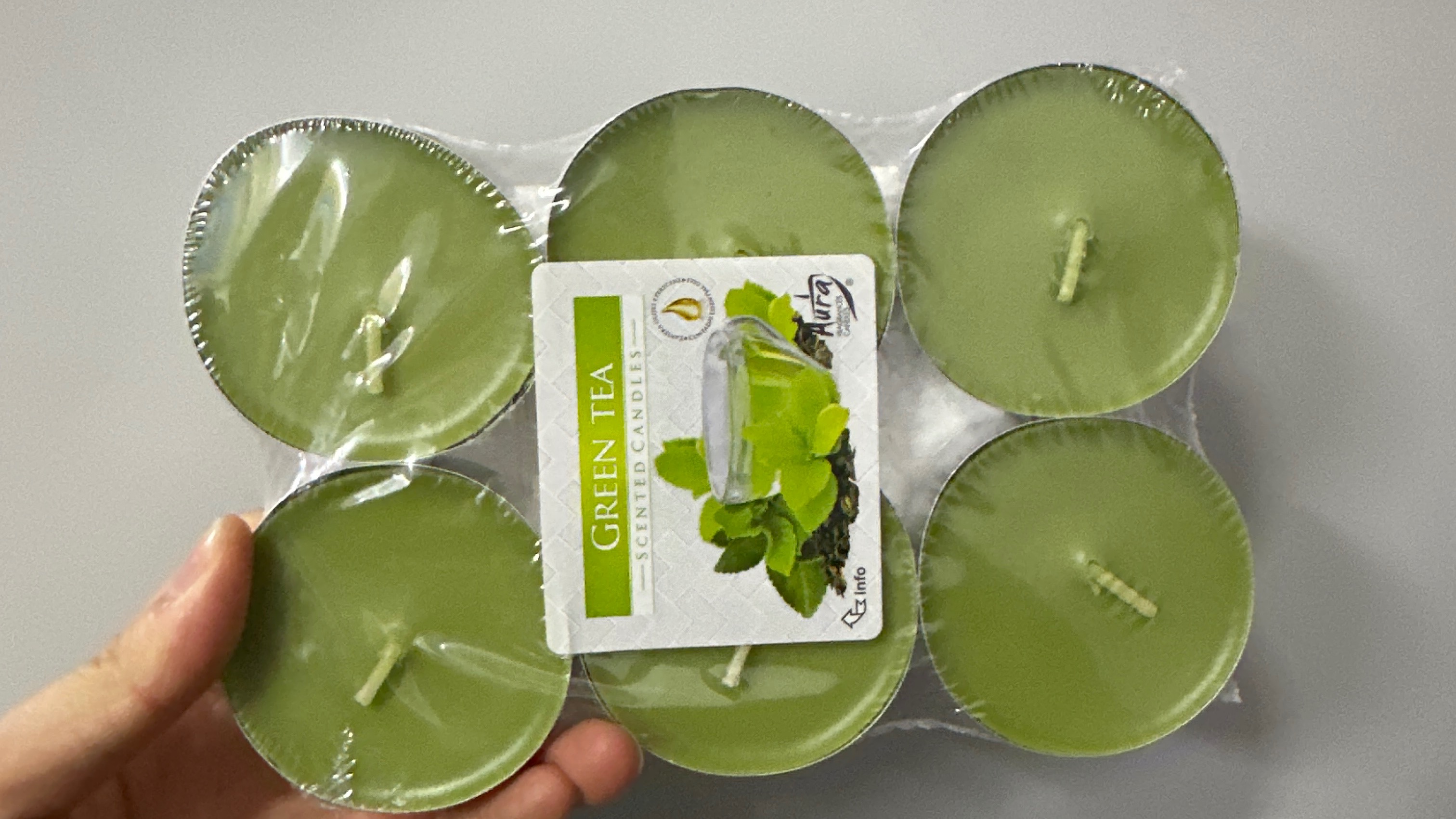 Vonné svíčky Green Tea Maxi  6ks