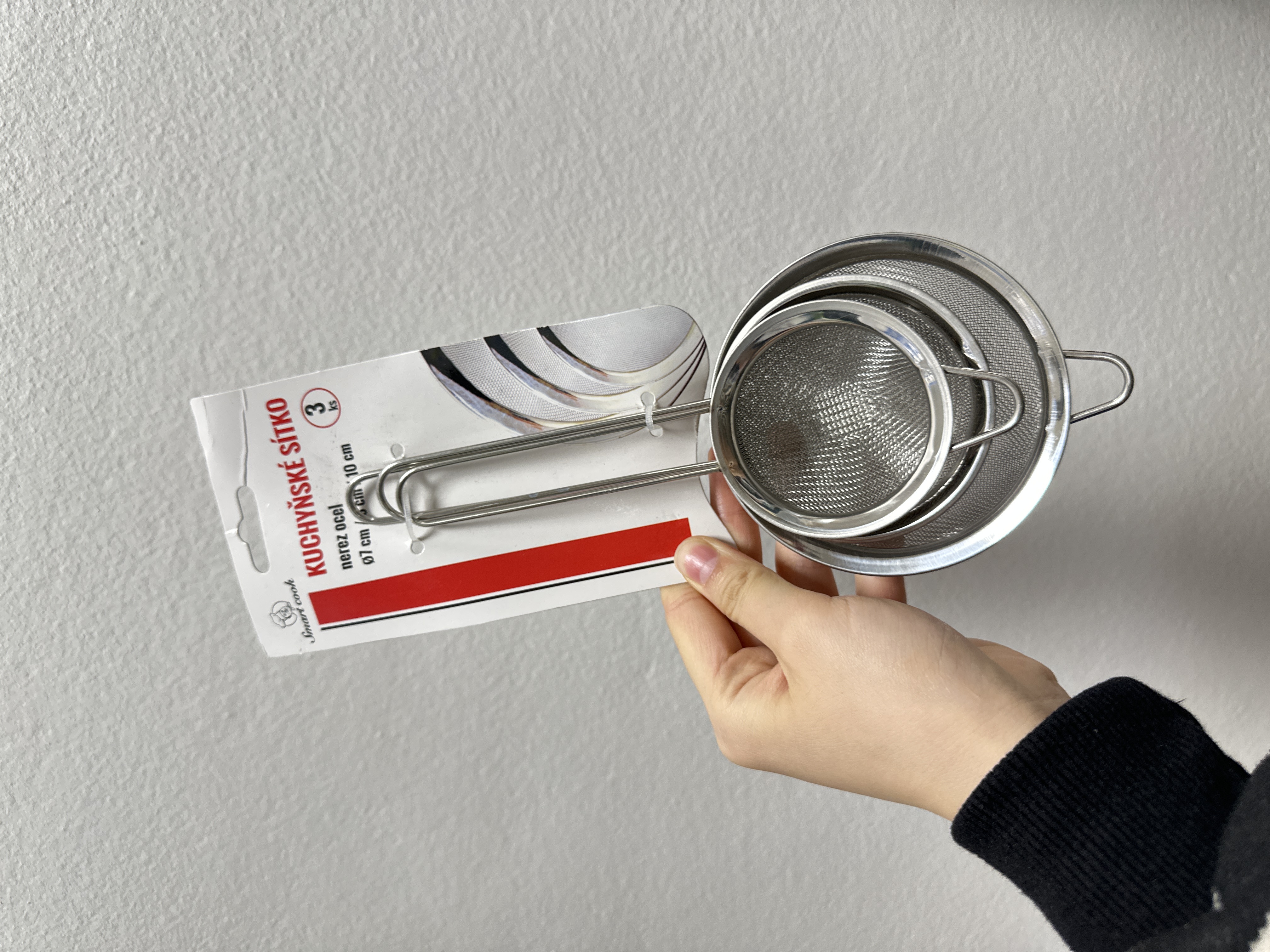 Smartcook Kuchyňské síťkovaná sada 3ks nerez ocel