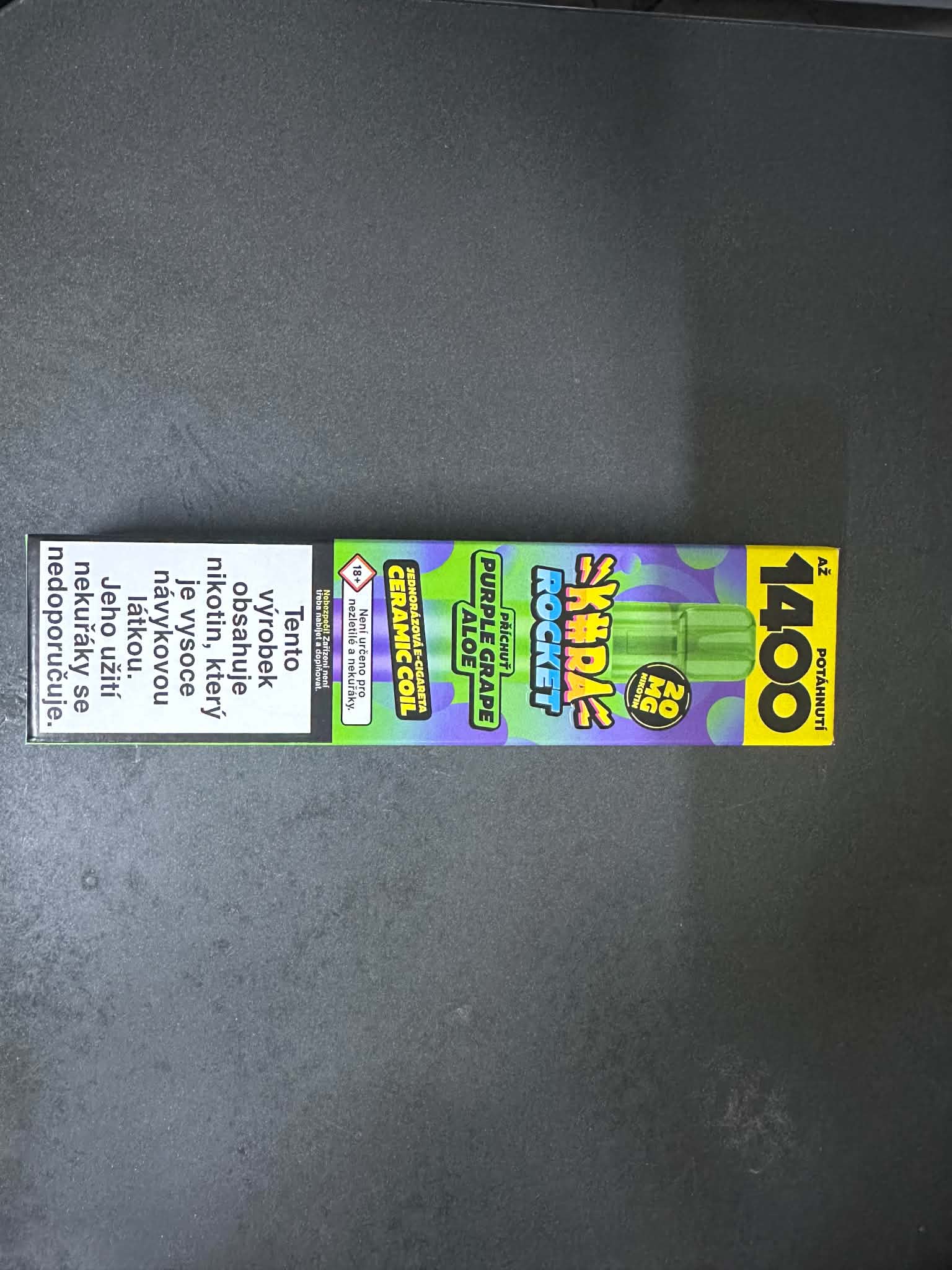 KURA ROCKET PURRPLE GRAPE ALOE 1400potahu