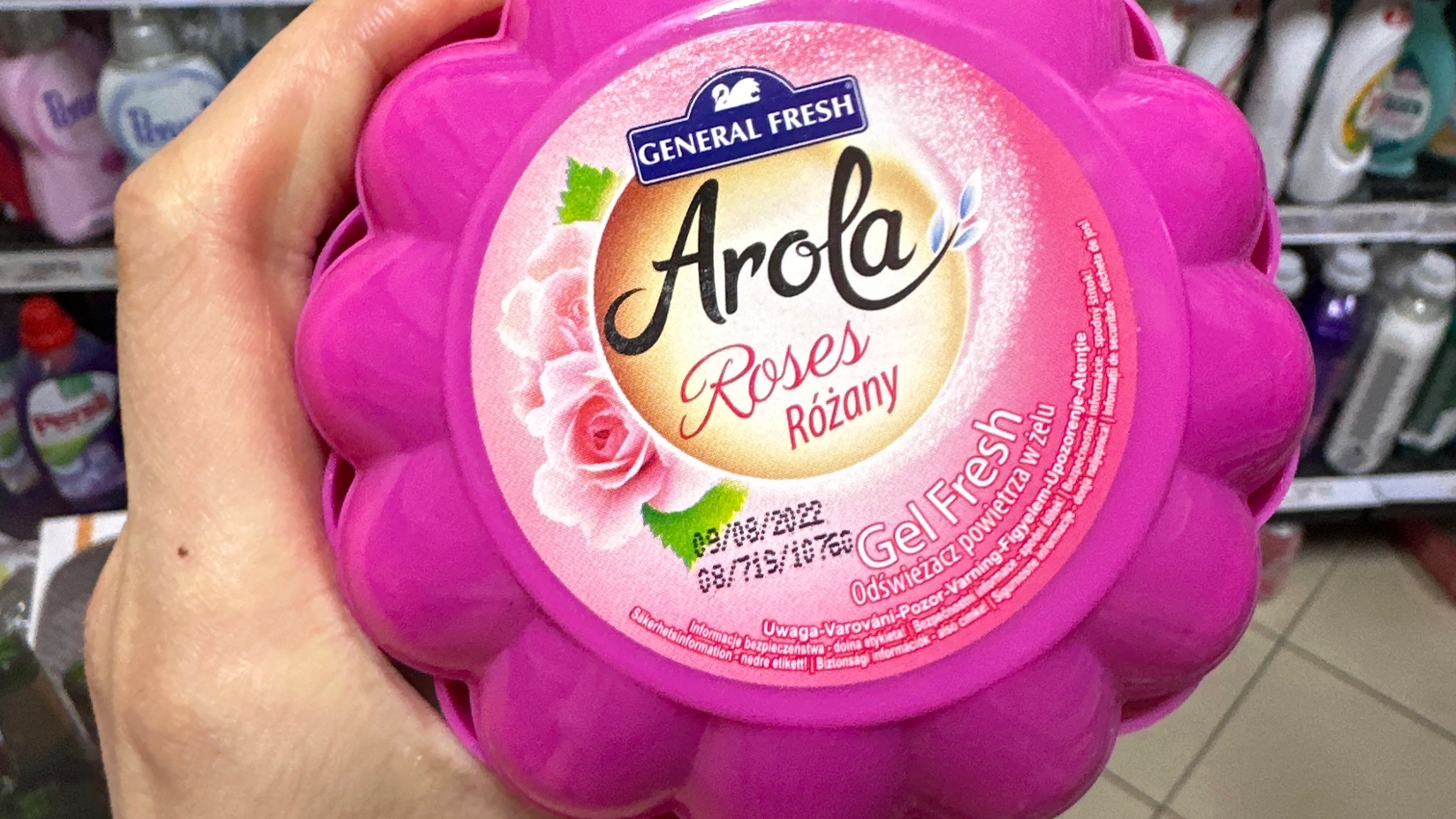 Gel fresh WC roses 150g