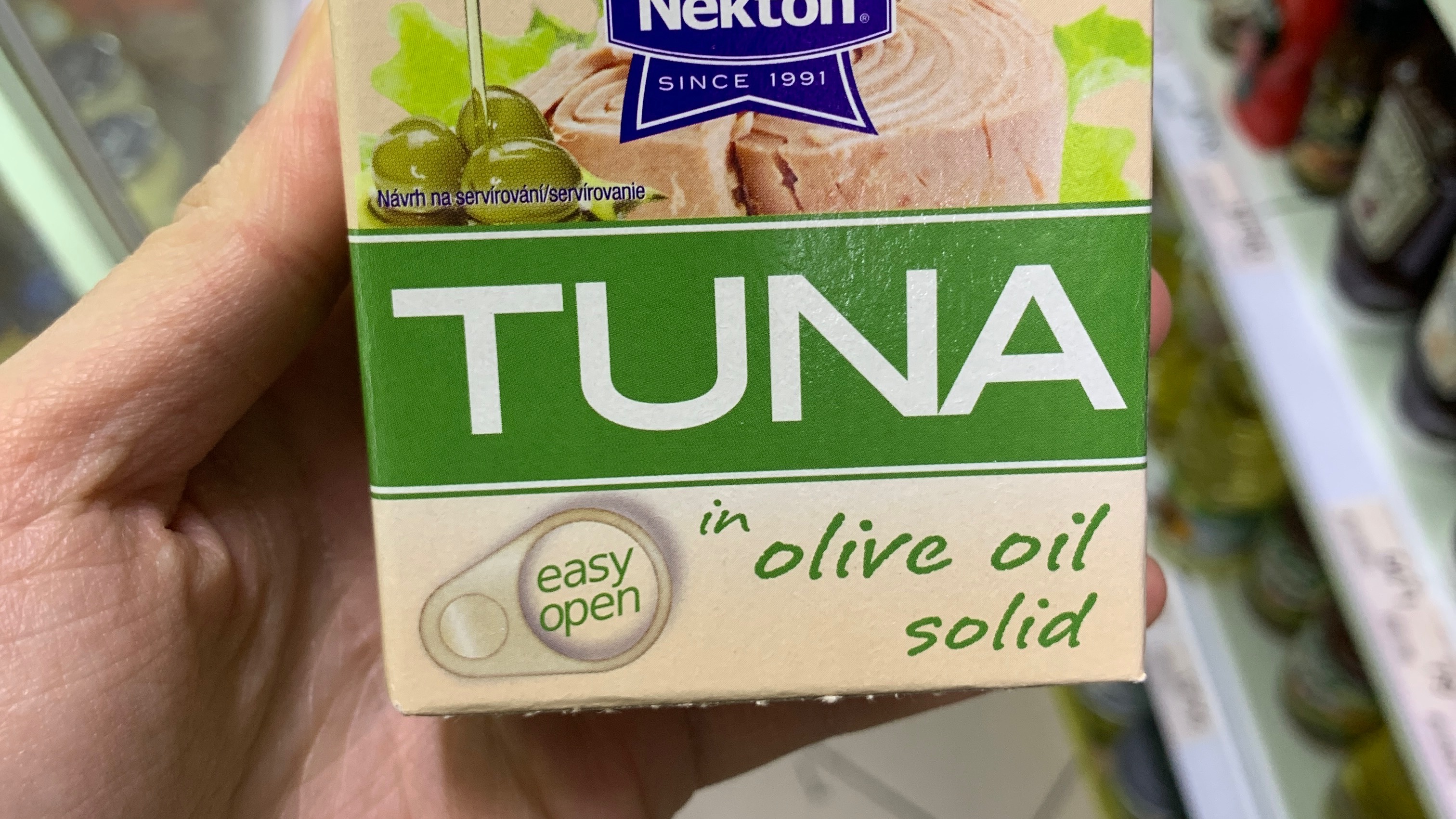 Nekton Tuňák v olivovém oleji celý 80 g