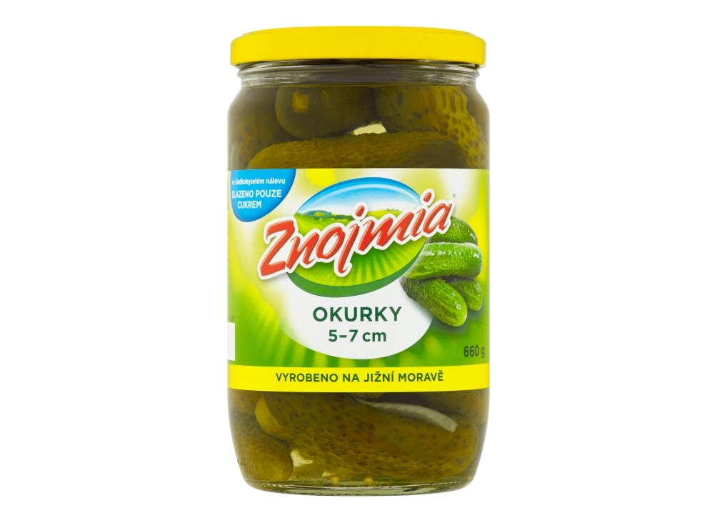 Znojmia Okurky 7-9 cm 660g