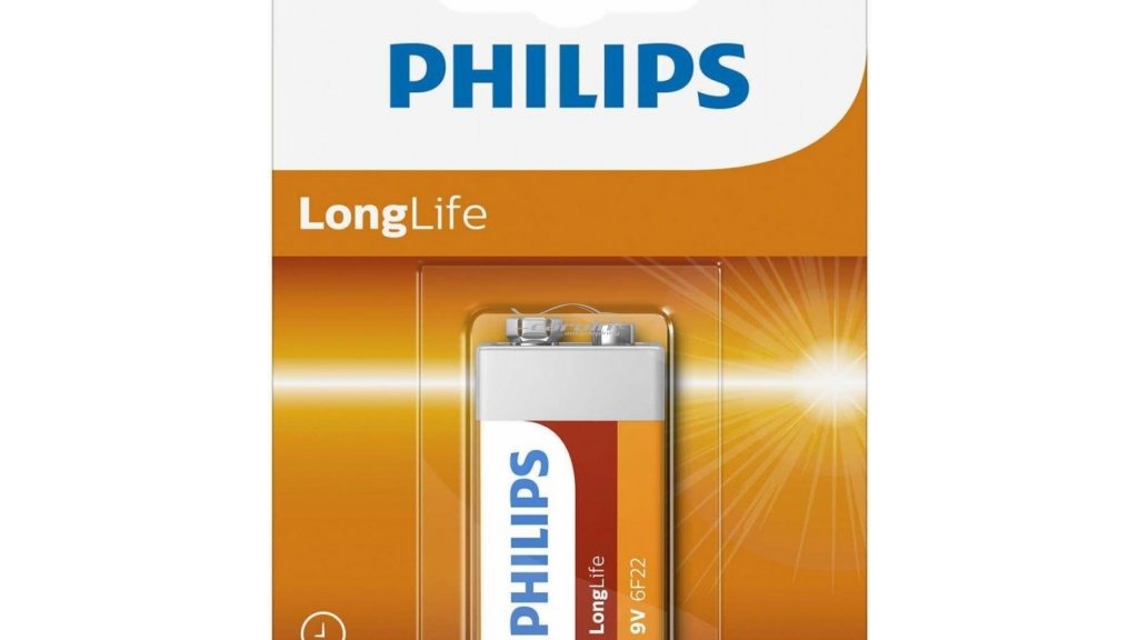 Philips baterie longlife 9v fólie 1ks