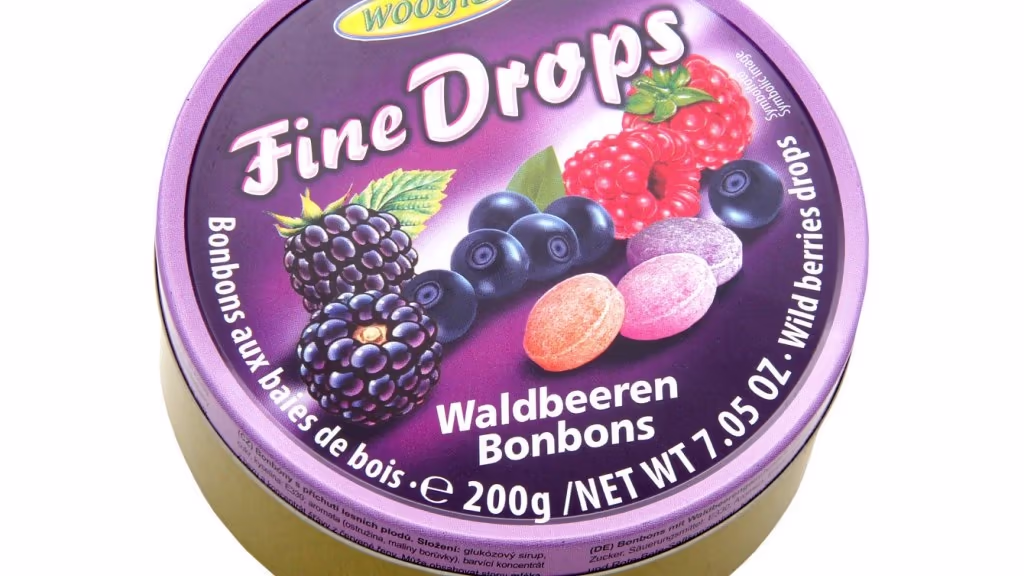 Woogie fine drops lesní plody 200g