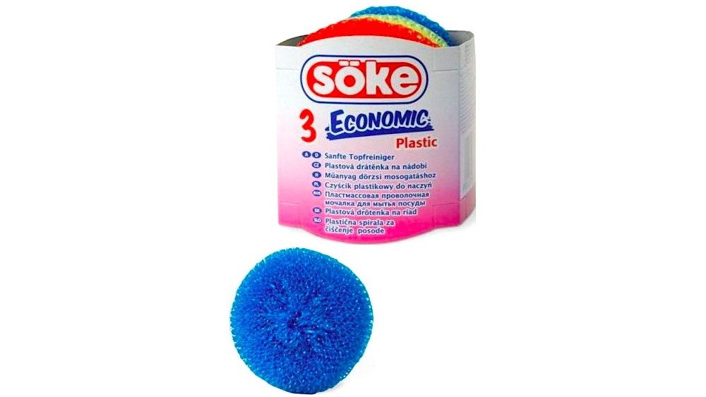 Soke drátěnka x3ks plast