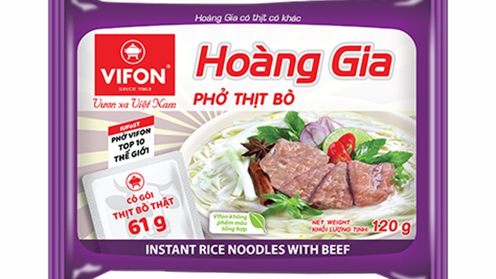 Hoang Gia Instantní rýžová polévka s příchutí hovězí 120g
