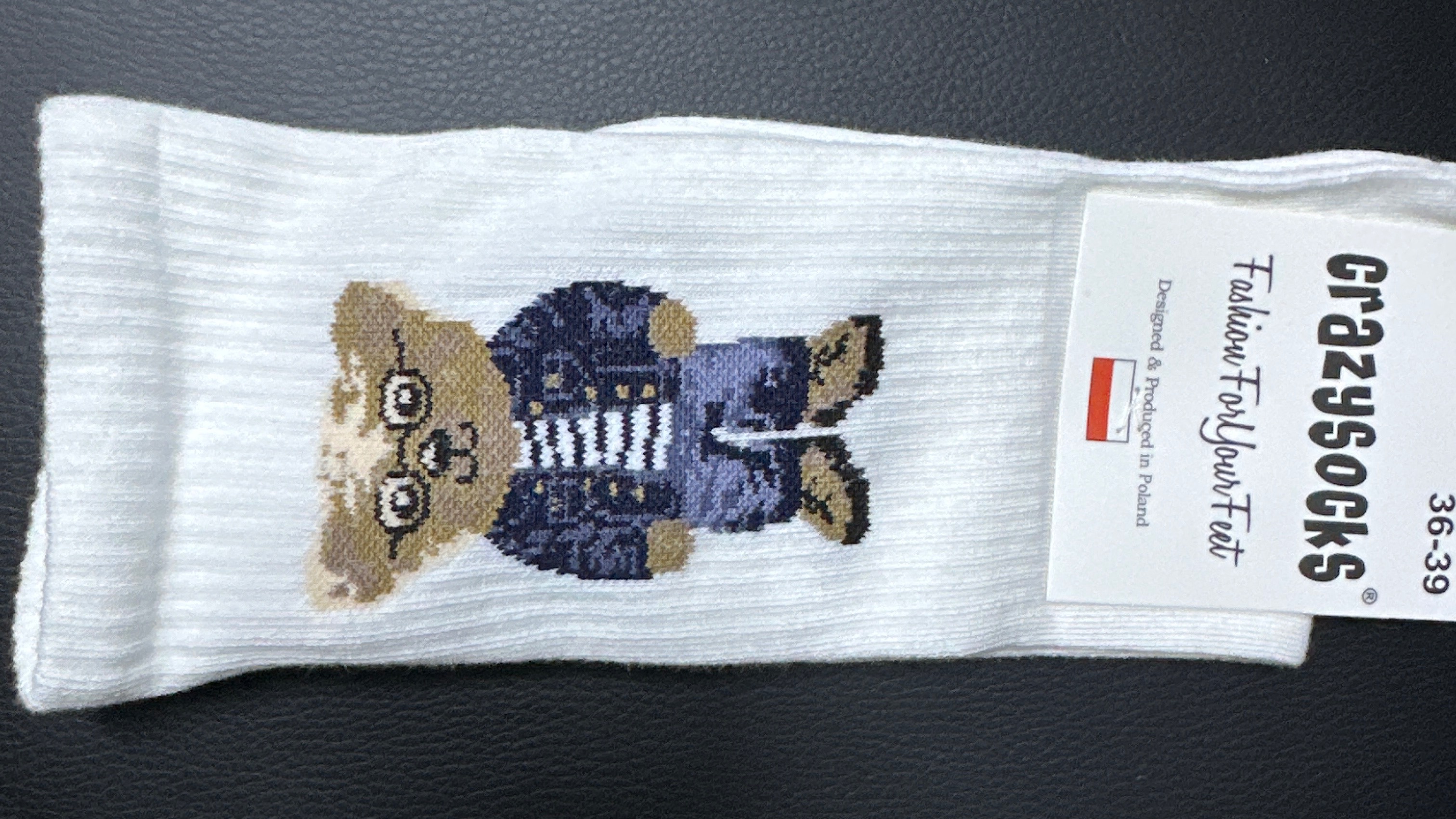 Crazysocks ponožky s medvídkem vel.36-39 /1par