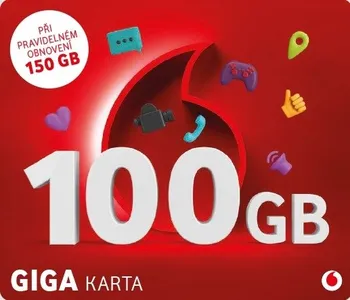 Vodafone SIM karta 100gb 1ks