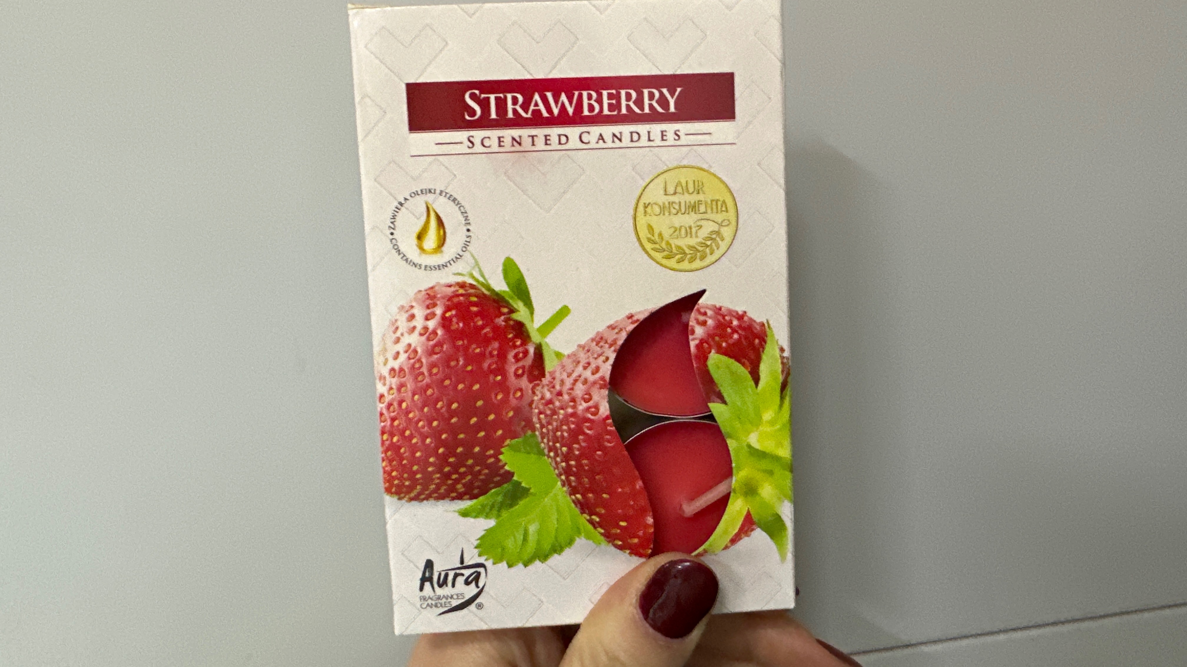 Vonné čajové svíčky Strawberry 6 ks