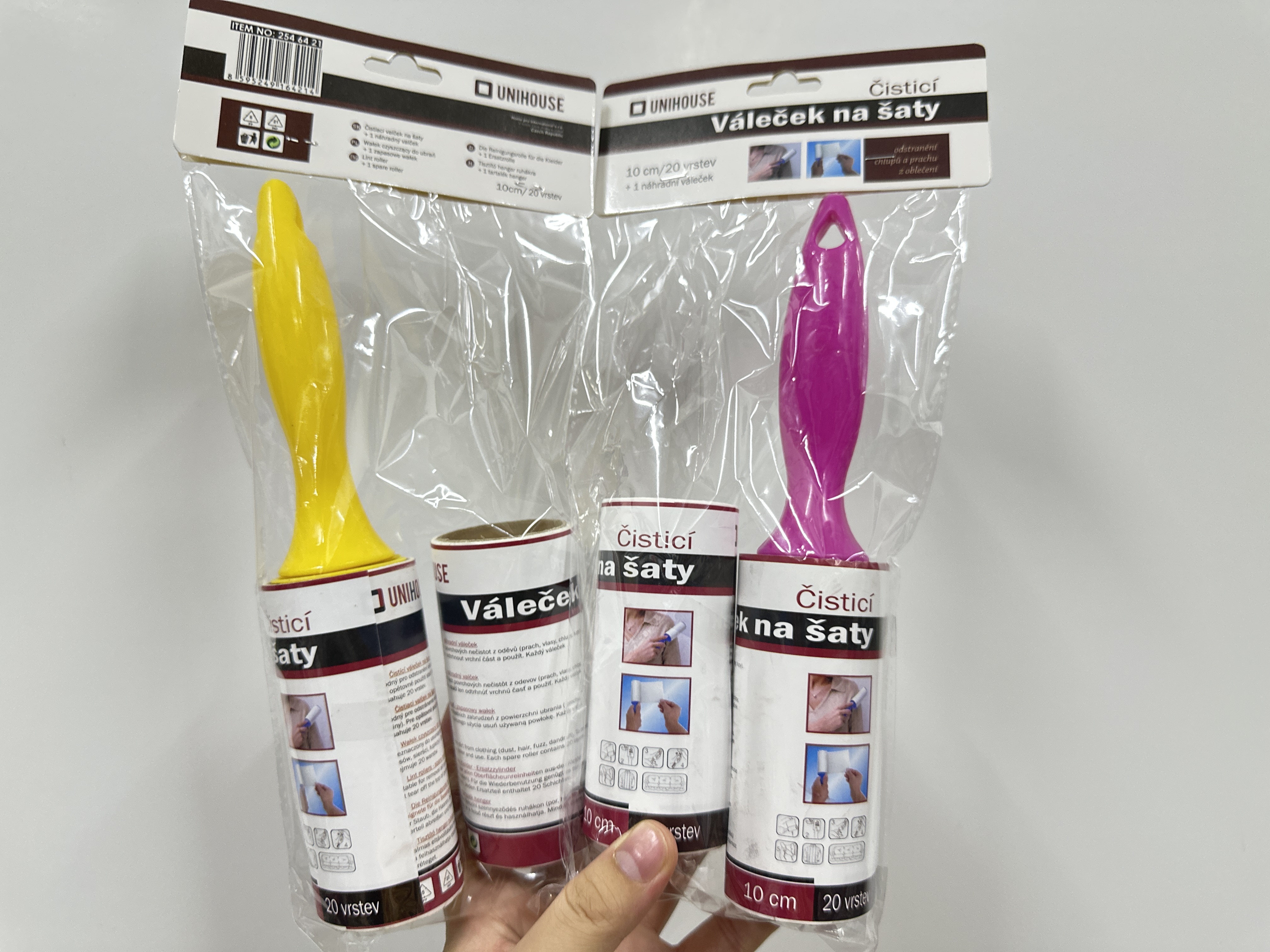 Unihouse Váleček na textil 10cm/20vrstev + 1nahradní váleček