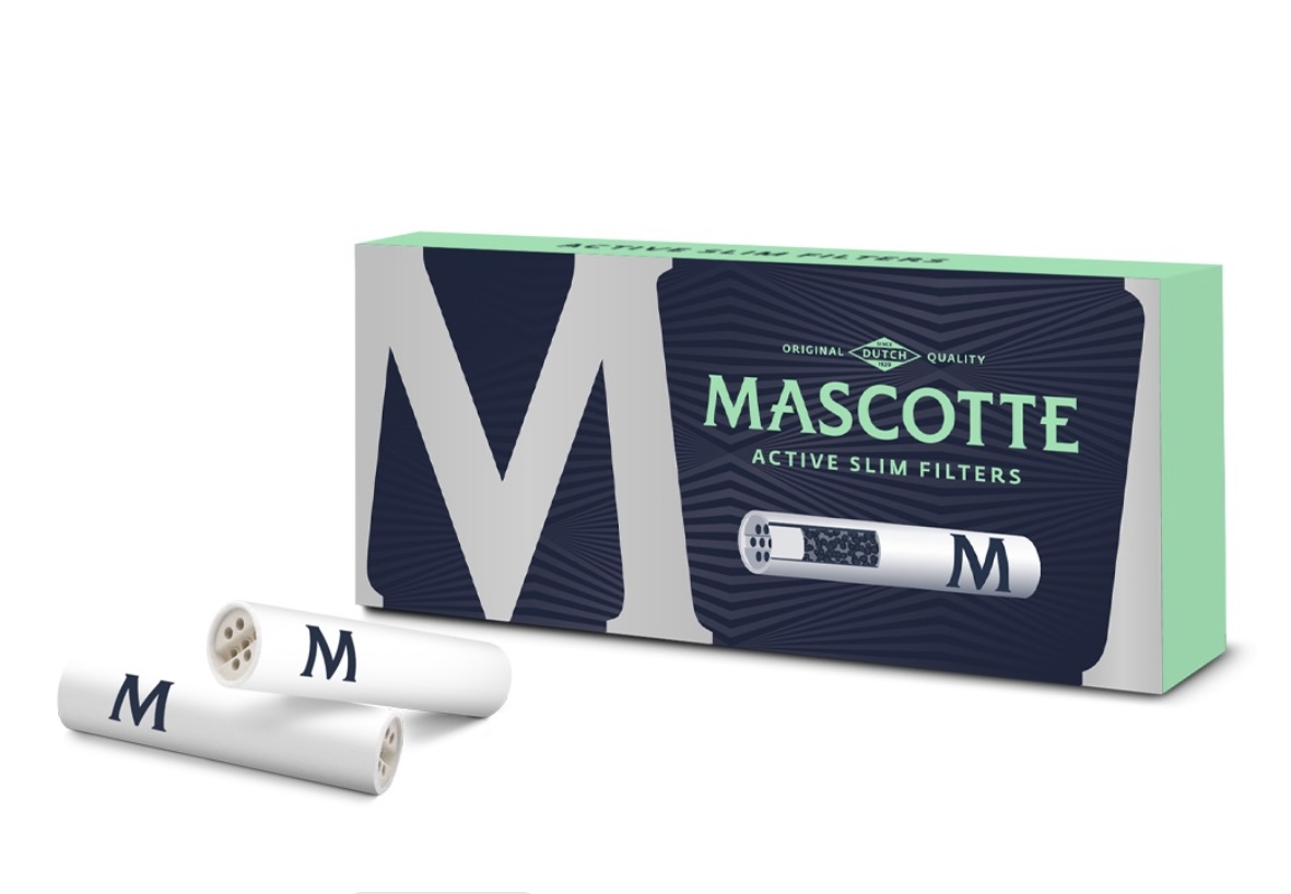 Cigaretové filtry Mascotte Active 10ks extra slim 6mm
