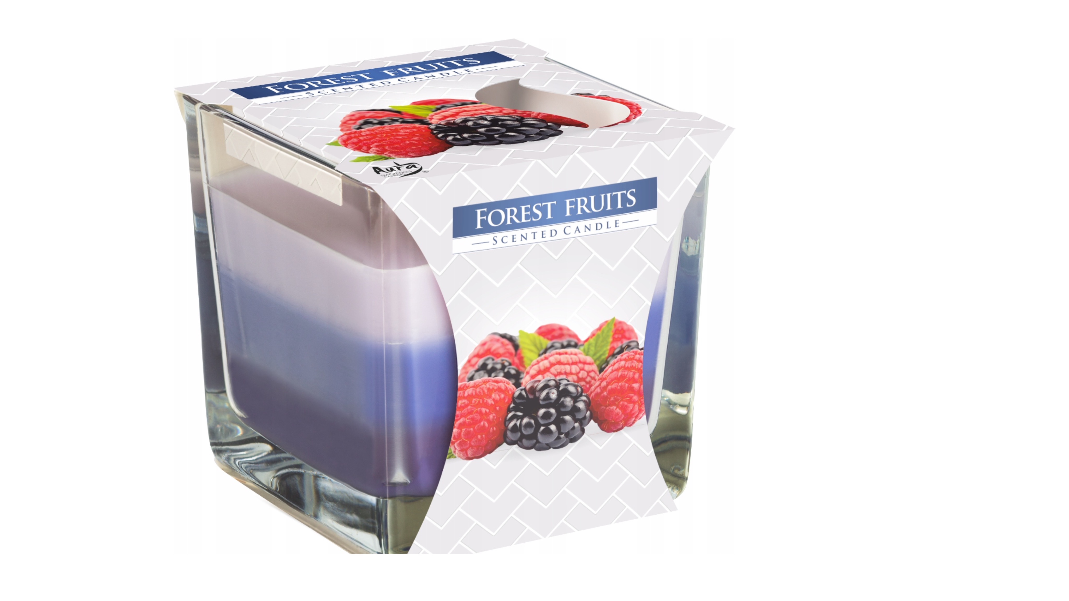Vonná svíčka ve skle Tříbarevná Forest Fruits 170g