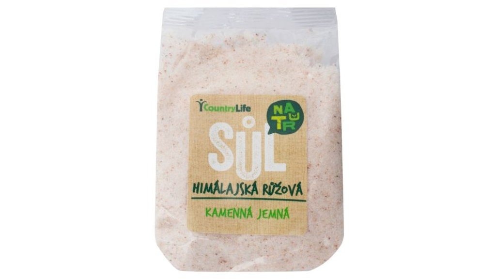 Country Life sůl himálajská růžová jemná 500g