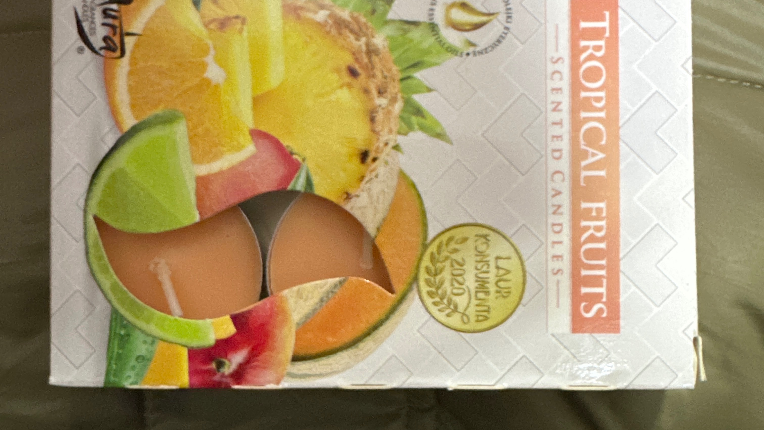 Vonné čajové svíčky Tropical Fruits 6 ks