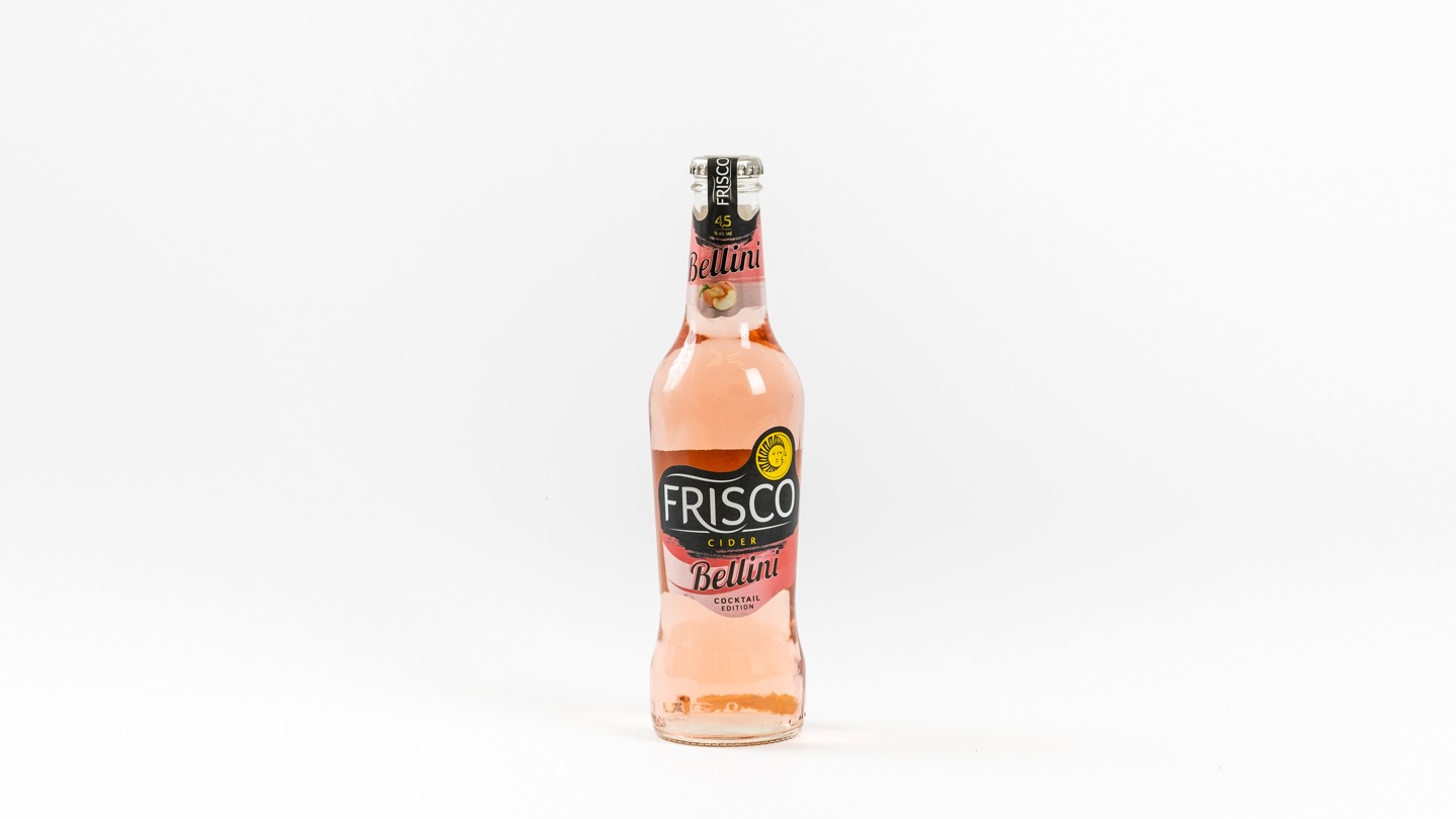 Frisco cider Bellini 4,5% 330ml sklo