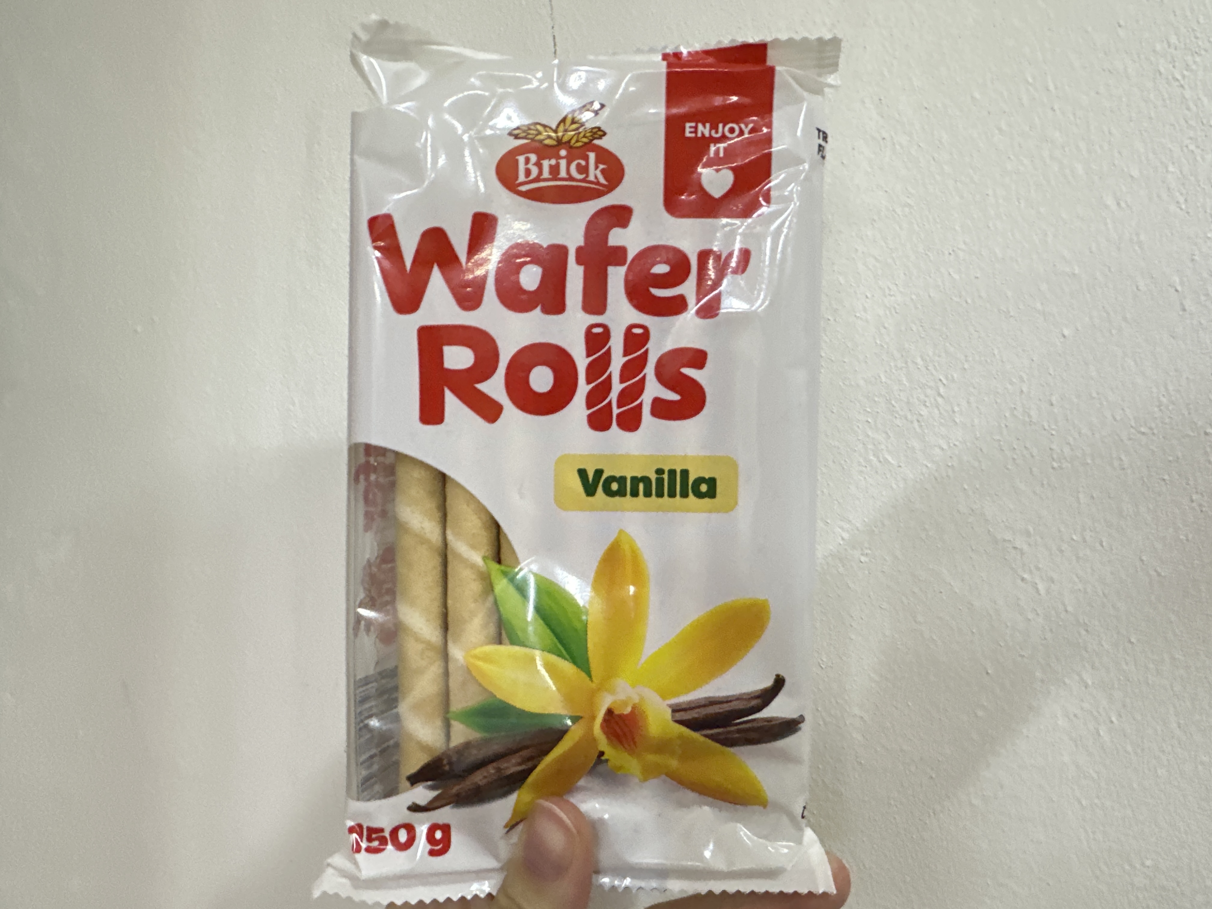 Brick wafer trubičky vanilkový 150g