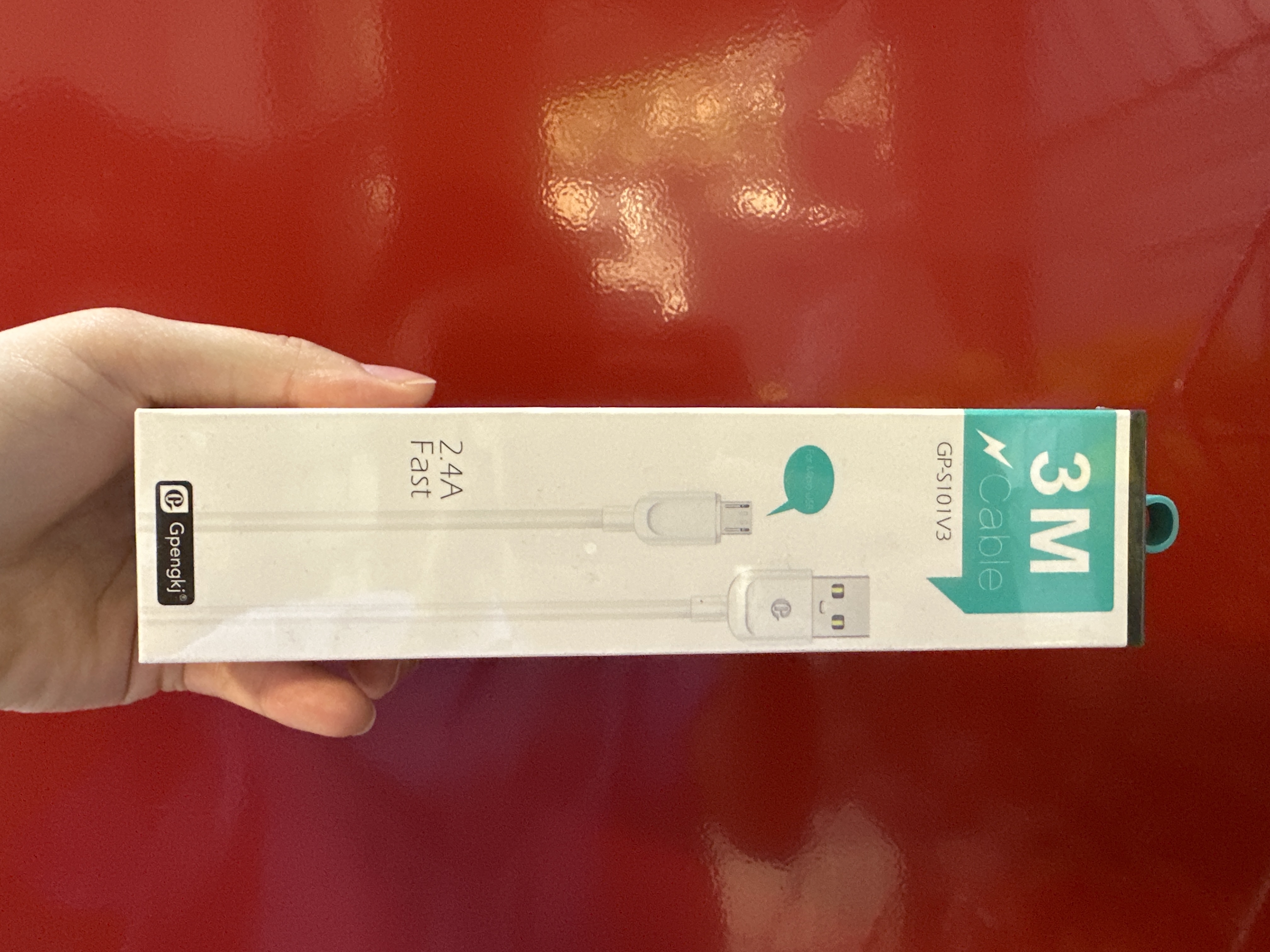 Gpengkj 2.4A kabel fast 3M (usb - micro)