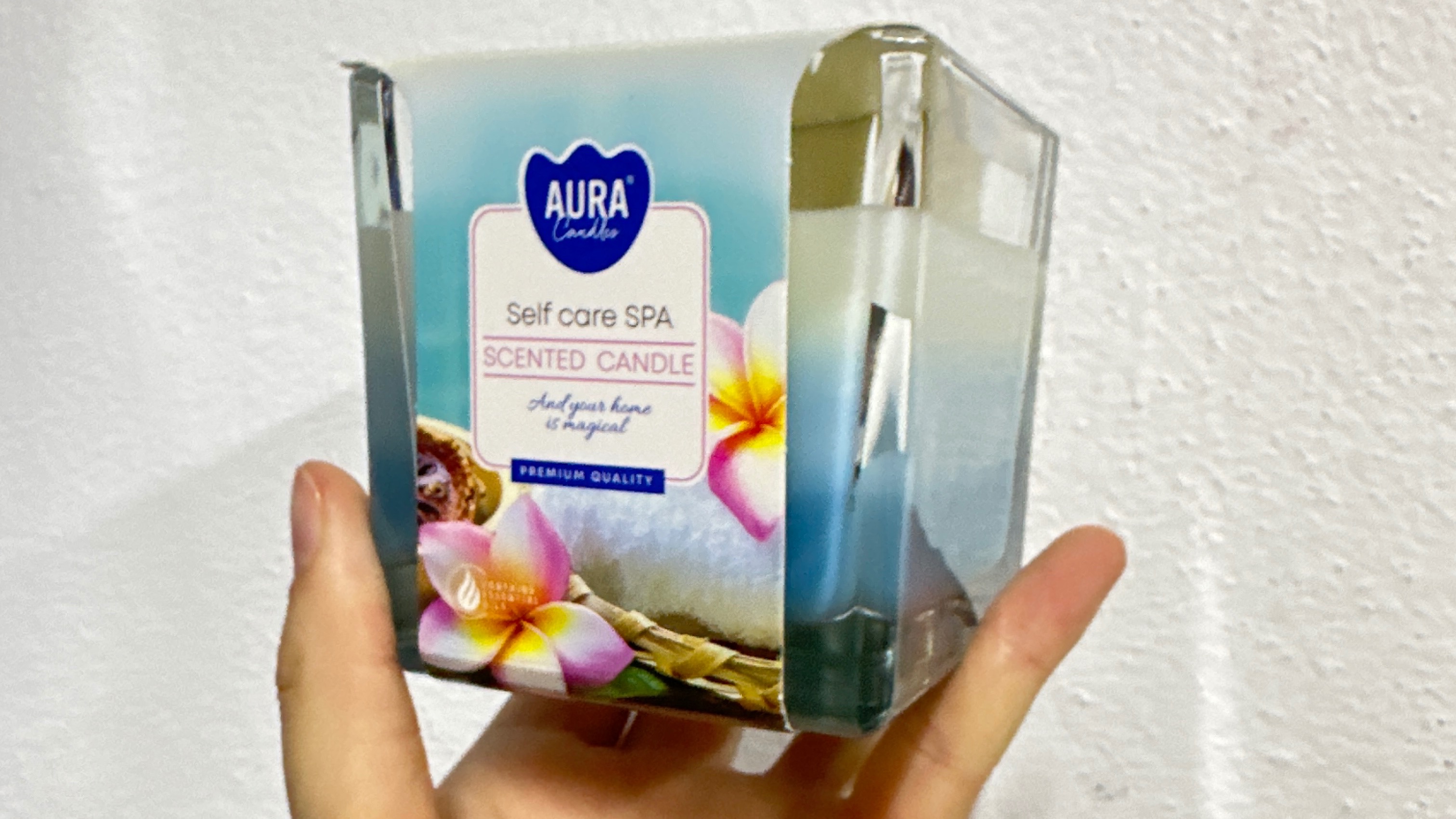 Vonná svíčka ve skle Tříbarevná Self Care Spa 170g