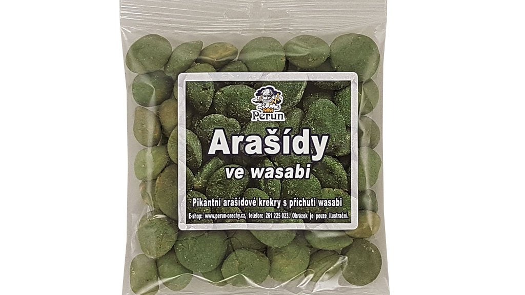 Perun Ořechy Arašídy ve wasabi 100 g