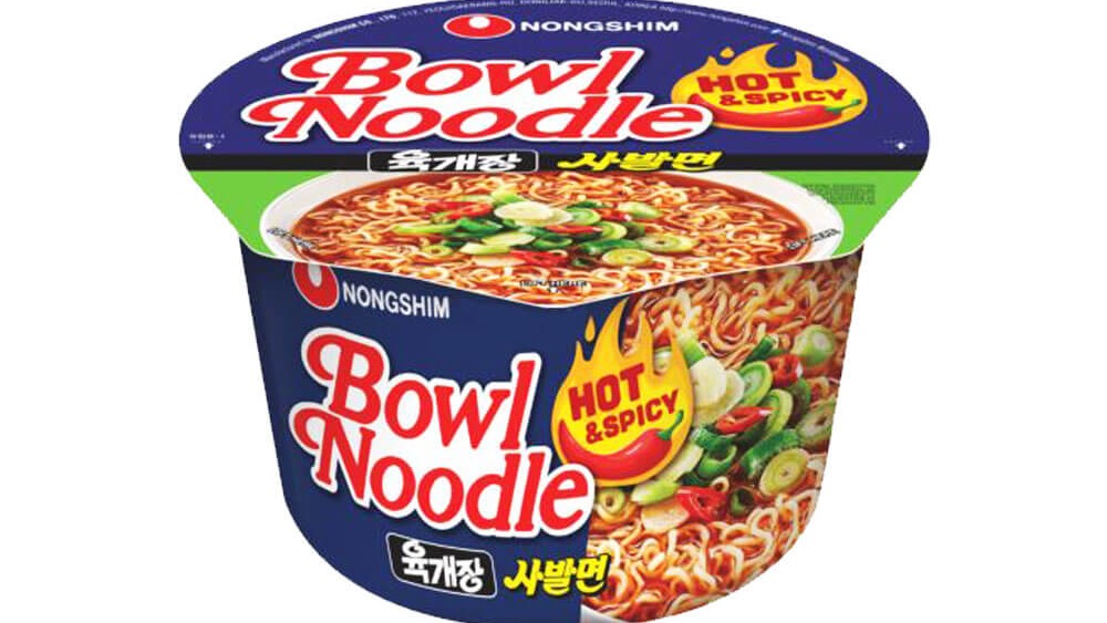 Nong Shim nudle bowl hot & spicy  100g