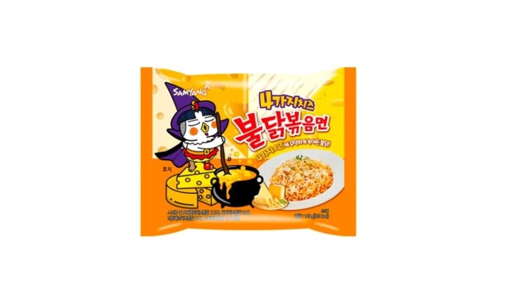 SAMYANG BULDAK QUATTRO CHEESE - PÁLIVÉ KUŘECÍ NUDLE (140G)