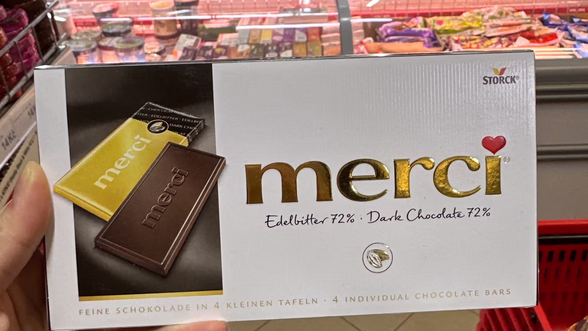 Merci Čokoláda extra hořká 72% 100g