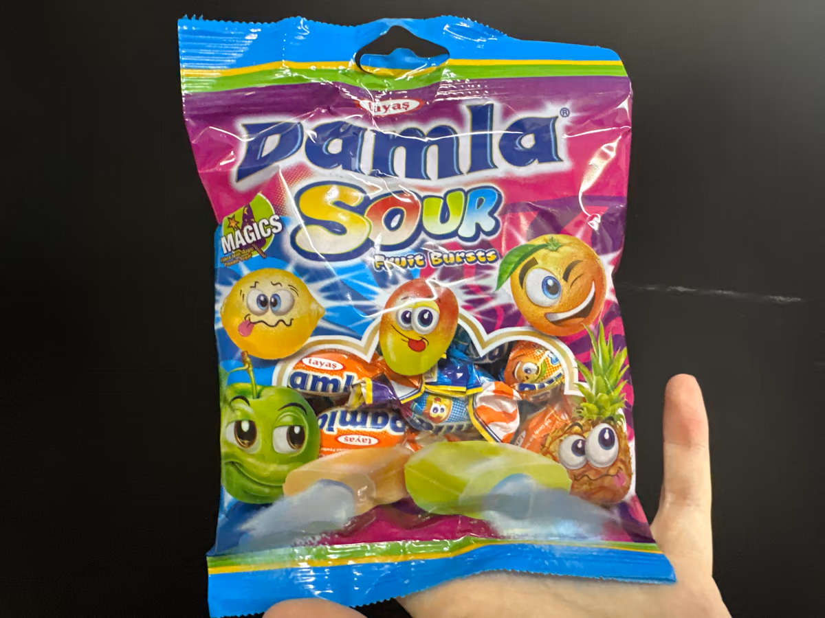 Bonbóny Damla kyselý mix 90g