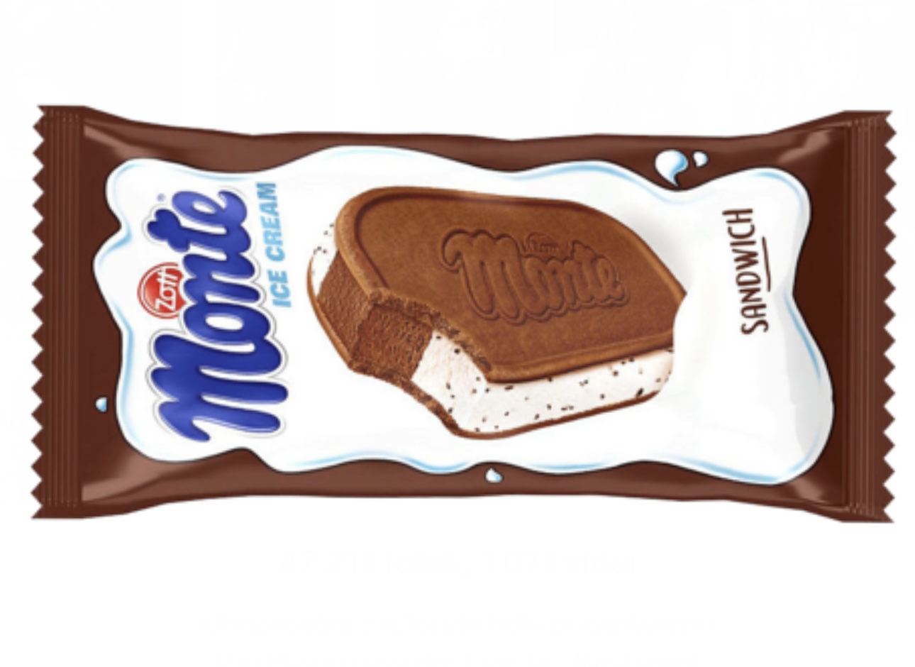 Monte Milk Ice Cream Sandwich 74g