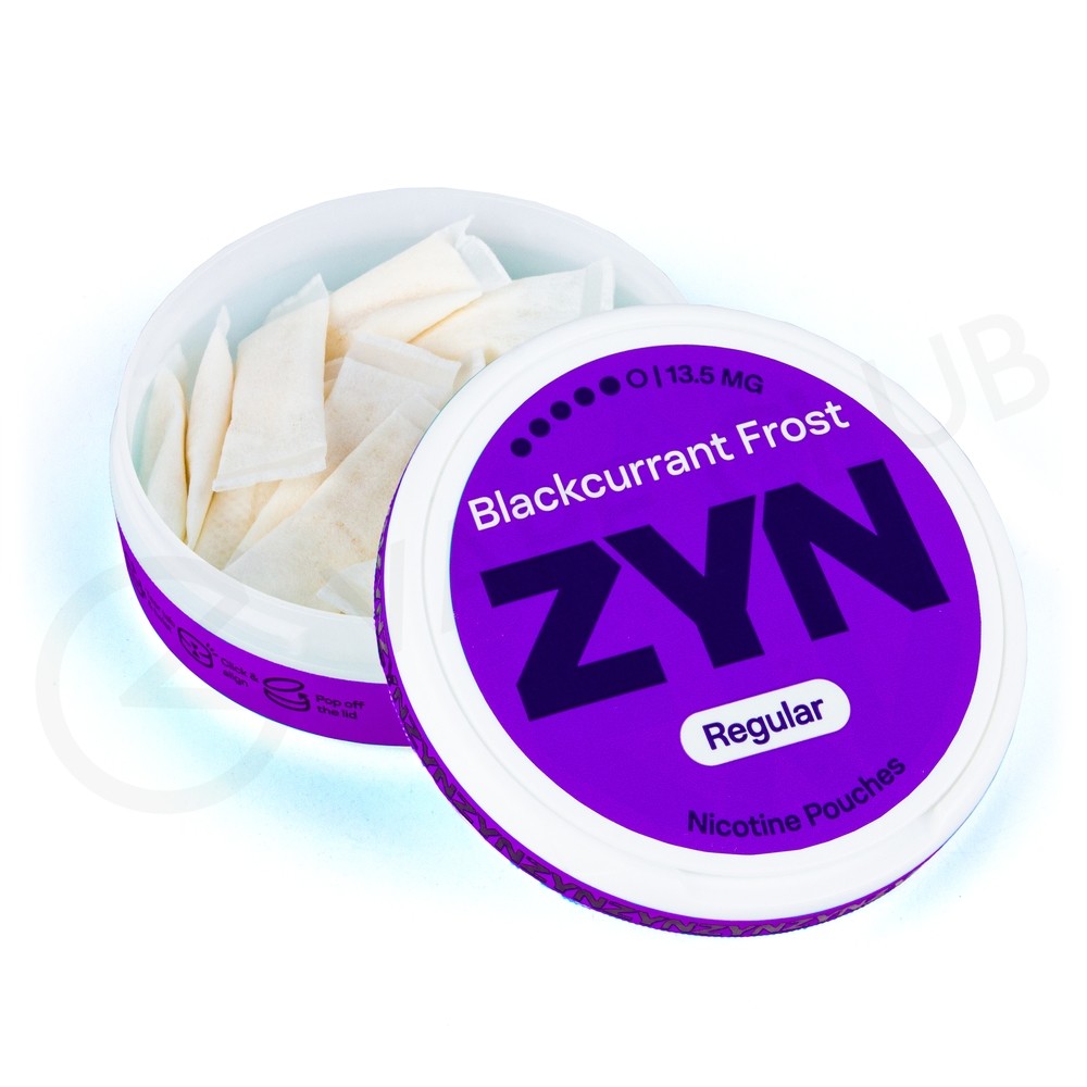 K18+  ZYN ICY BLACKCURRANT X-STRONG Nikotinové sáčky 15.7mg/g