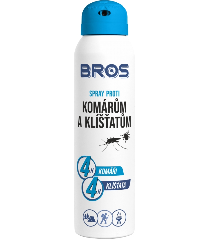 BROS spray proti komárům a klístatum 90ml