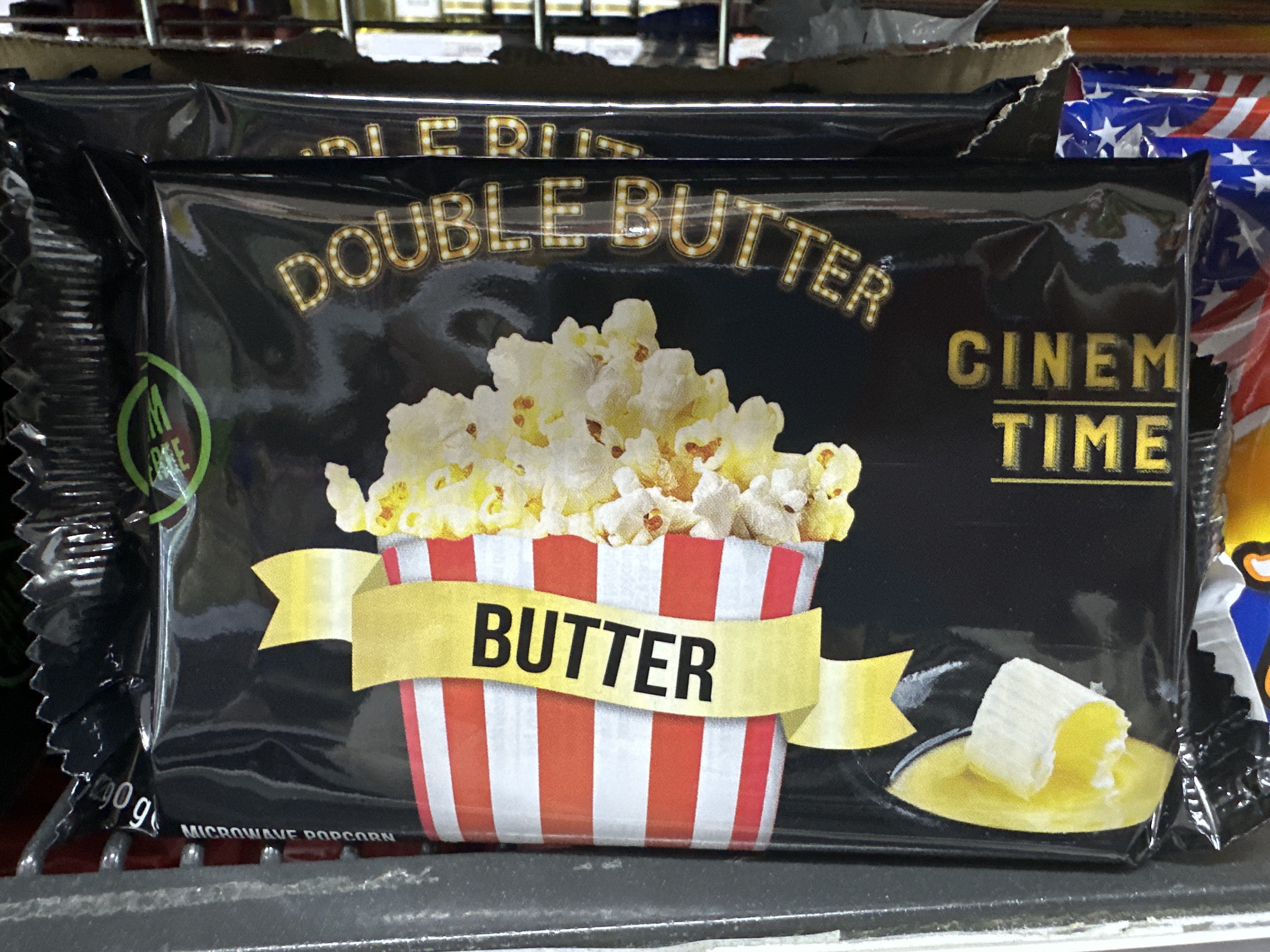 cinema time Mikrovlnný popcorn Butter 90g