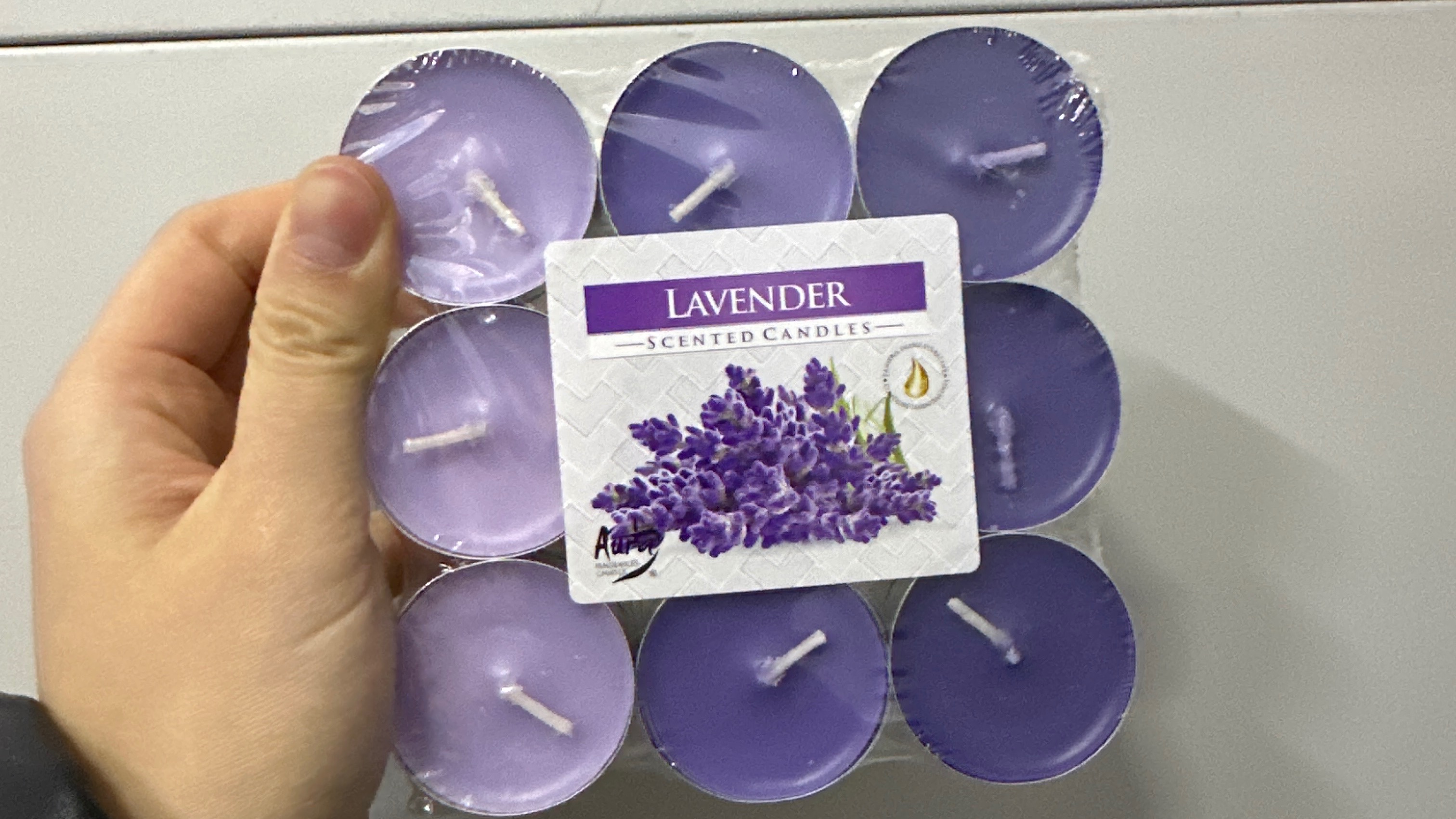 Vonné čajové svíčky lavender 18 ks
