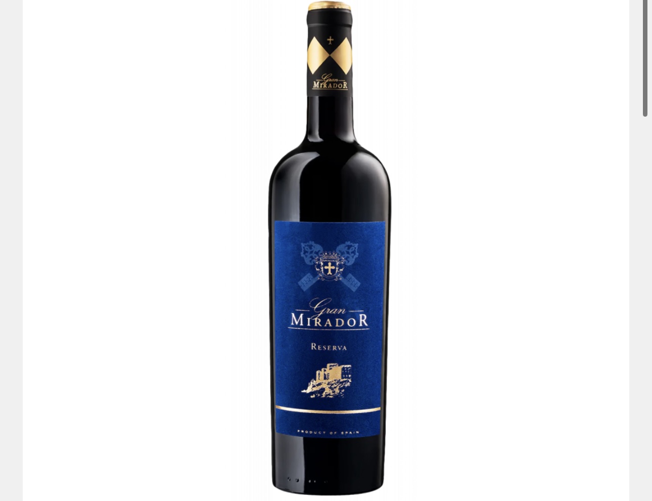 GRAN MIRADOR RESERVA 0,75L červené polosuché 13,5%