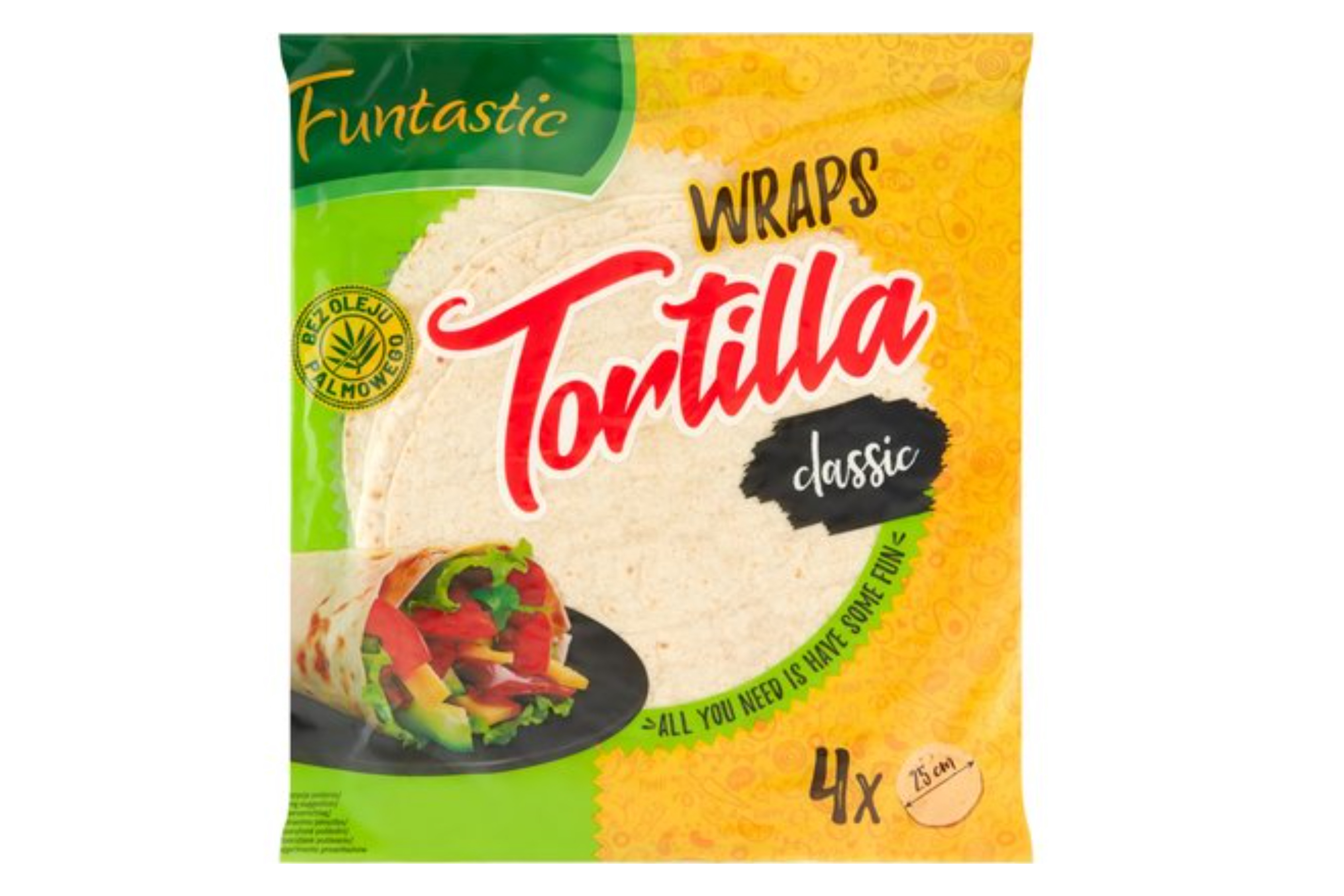 Kand Tortilla 4x25cm  250g