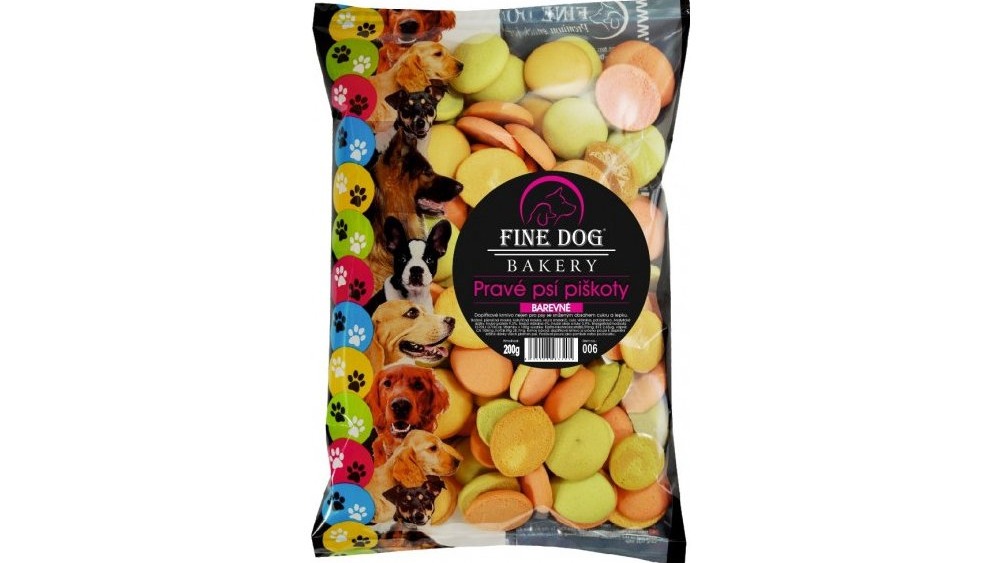FineDog piškoty mix chutí 200g