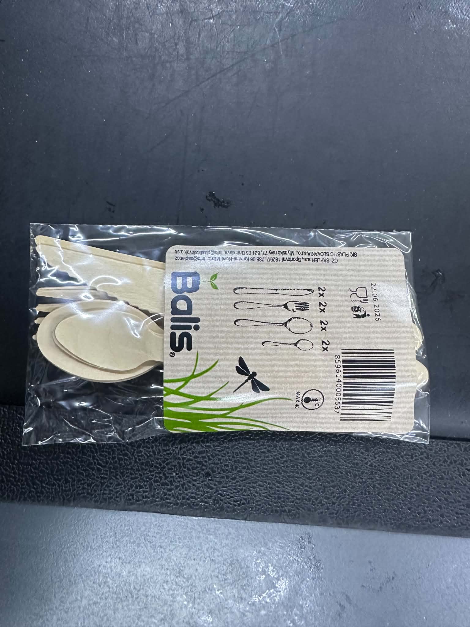 Sapler příborový set dřevěný balis k25 pp @4x2ks