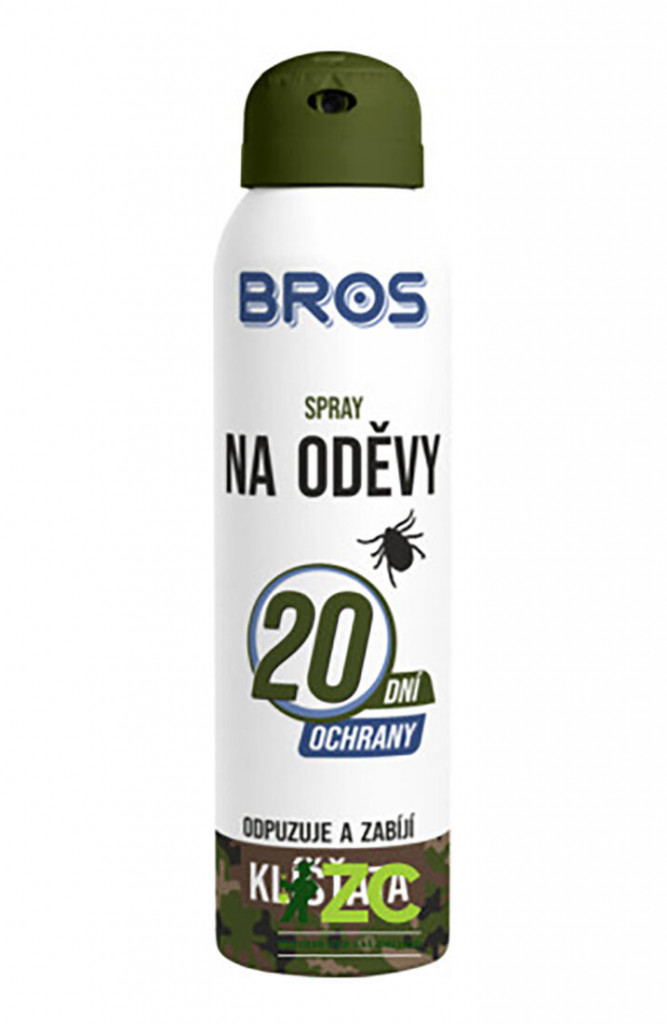 Bros spray na oděvy proti klíšťatům 90ML