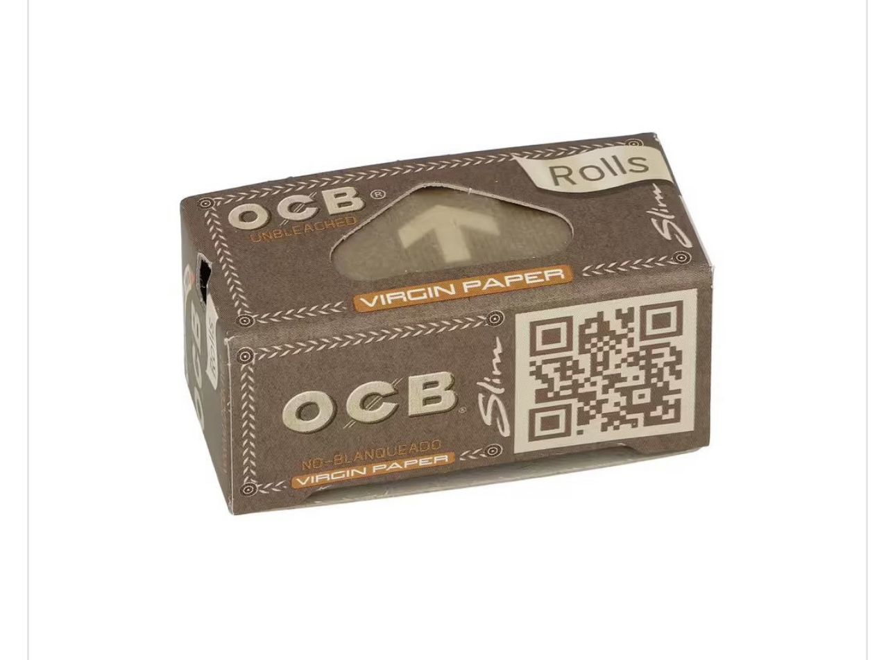OCB Rolls Virgin Slim – hnědé papírky