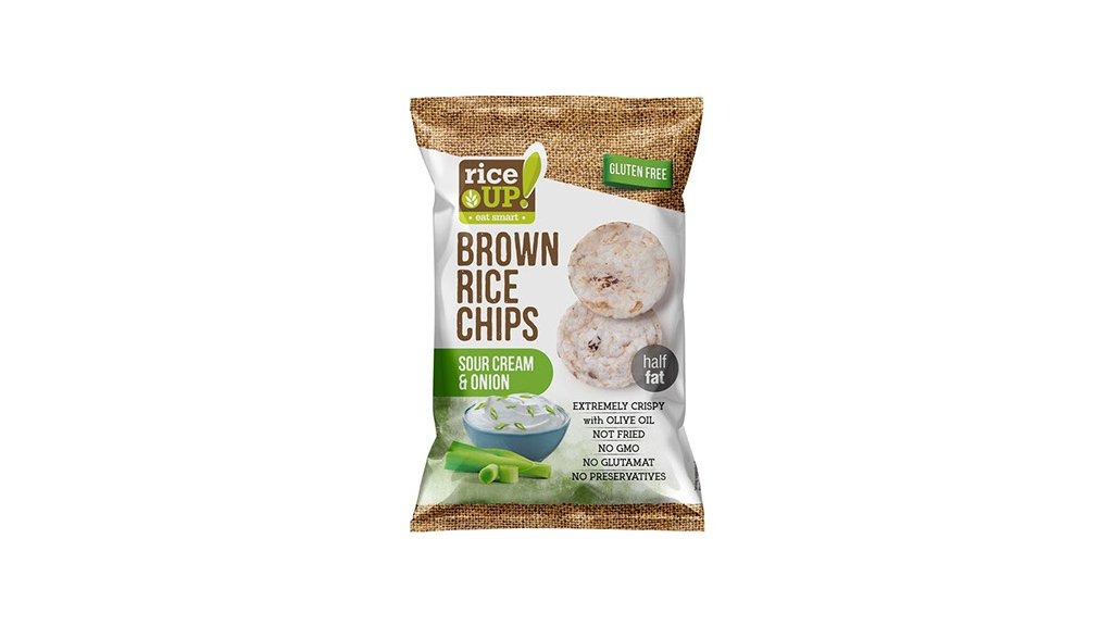 Rice Up rýžové chipsy smetana+cibule  60g