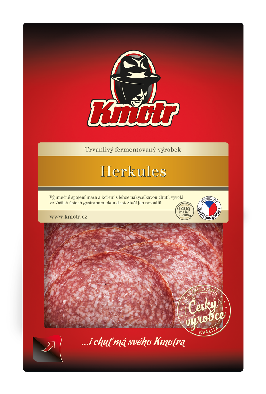 Kmotr Herkules salám plátky 75g