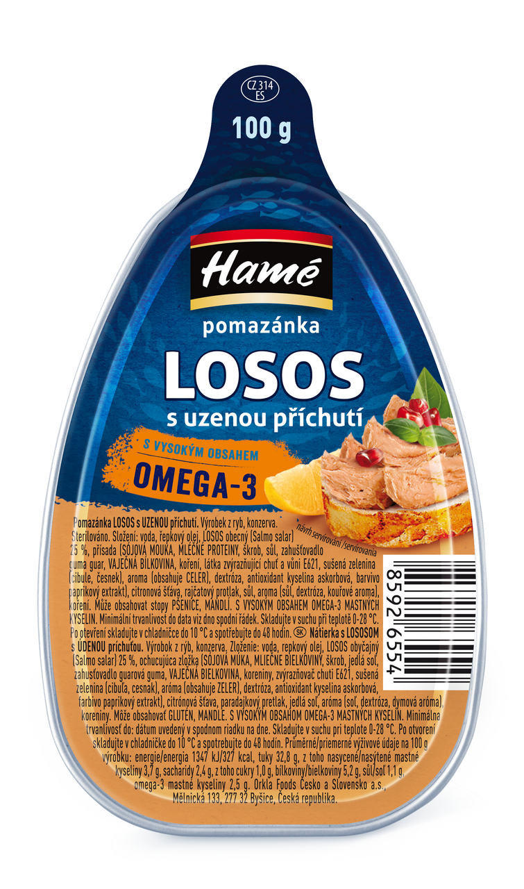 Hamé Pomazánka uzený losos 100g