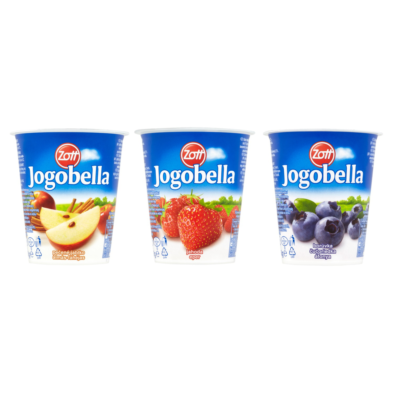 Zott Jogobella Jogurt Standard ovocný mix 150g /1ks