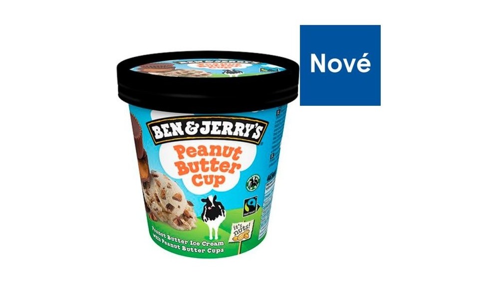 Ben & Jerry's Peanut Butter Cup zmrzlina 465ml