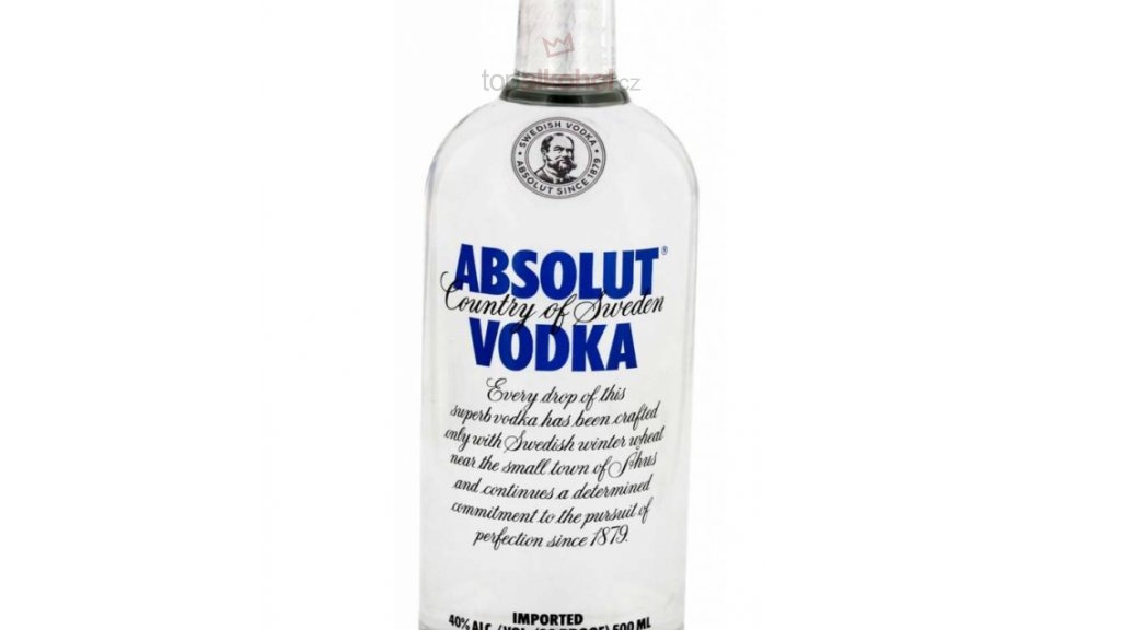 Absolut vodka 40% 0,5l