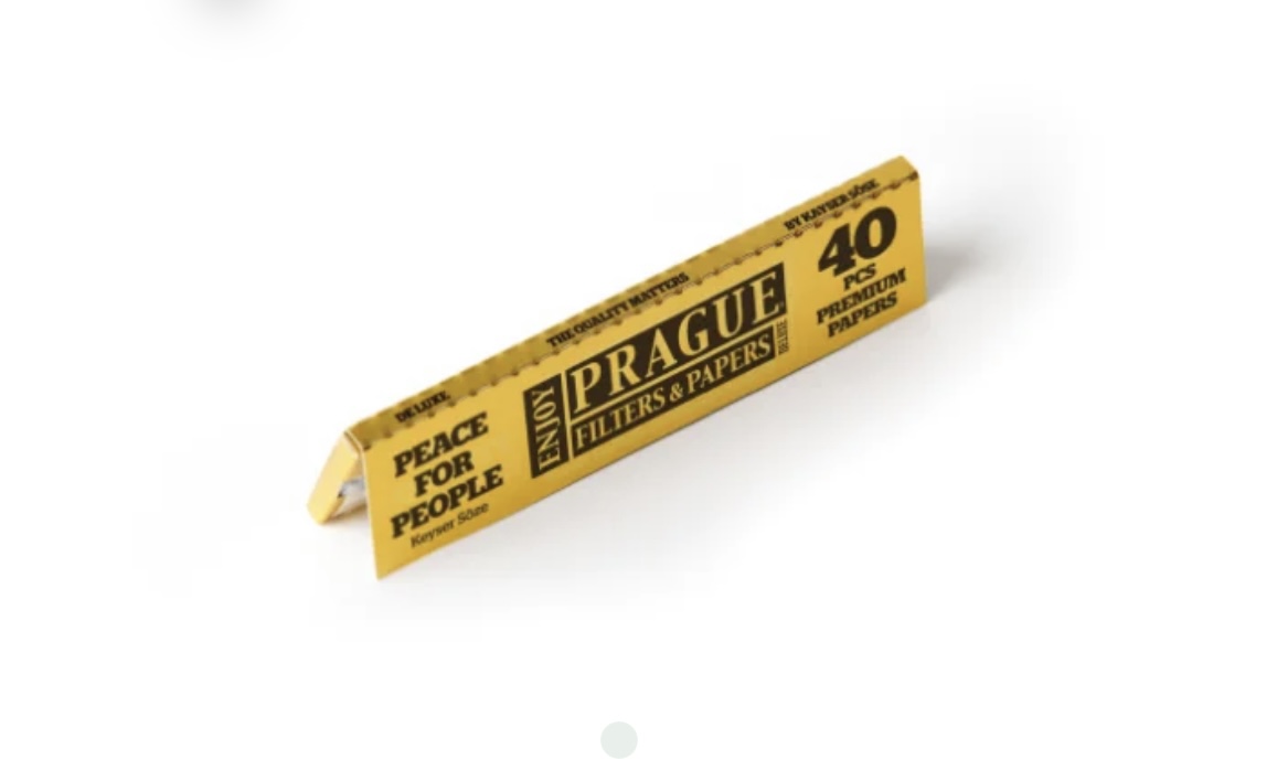 Prague Papers King Size GOLD papírky