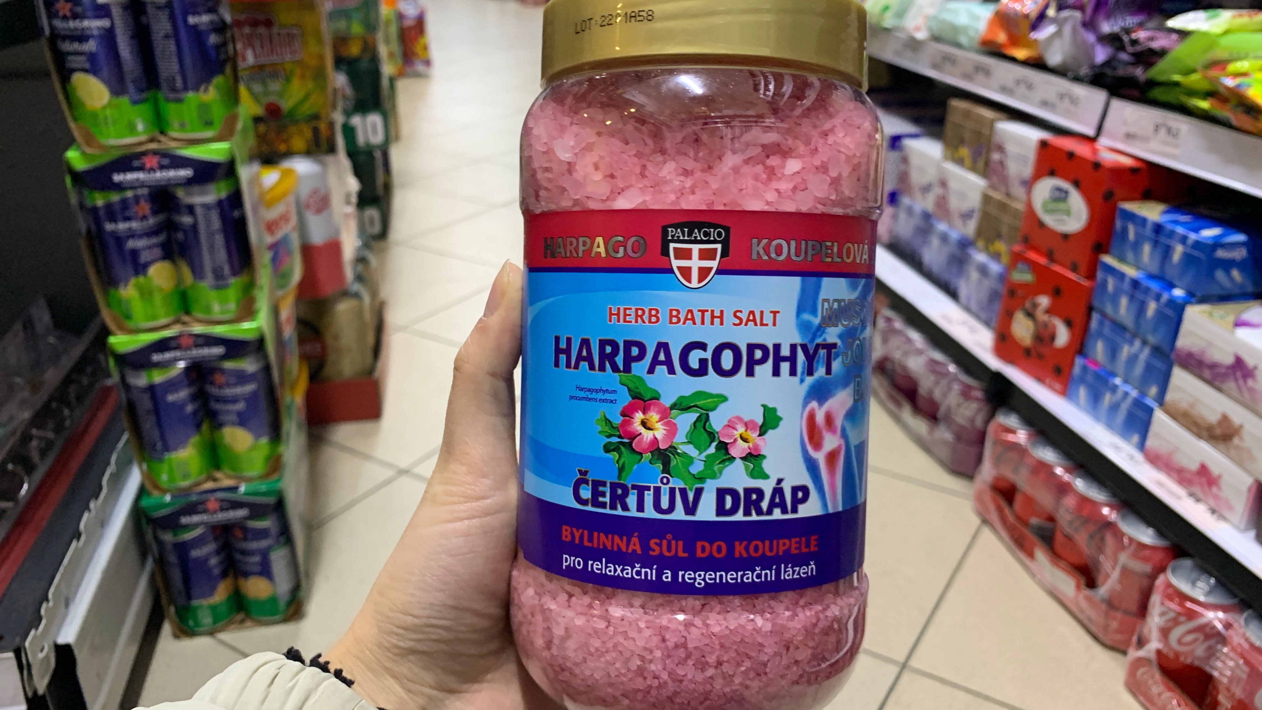 PALACIO Čertův dráp sůl do koupele, 1200g