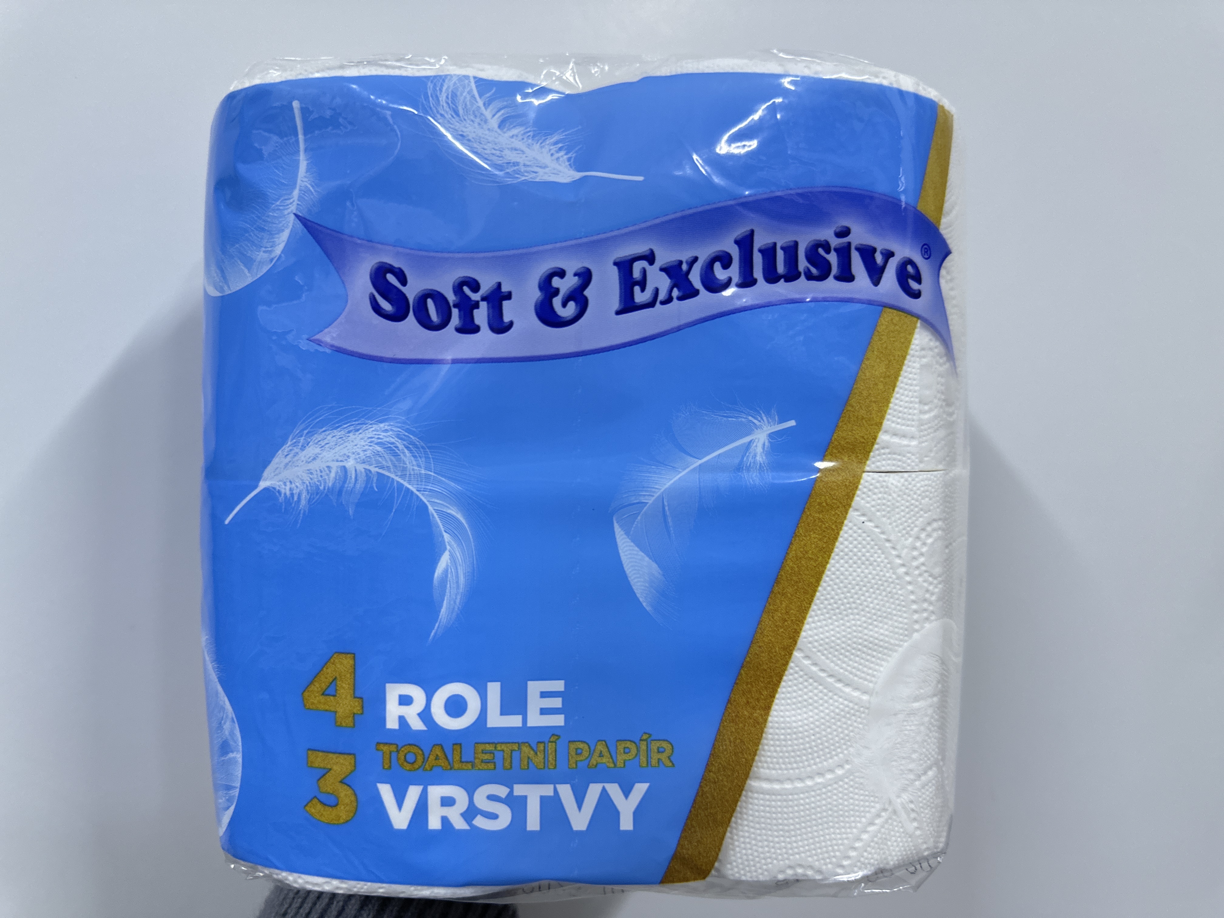 Soft & Exclusive toaletní papír 3 vrstvý 4 ruličky