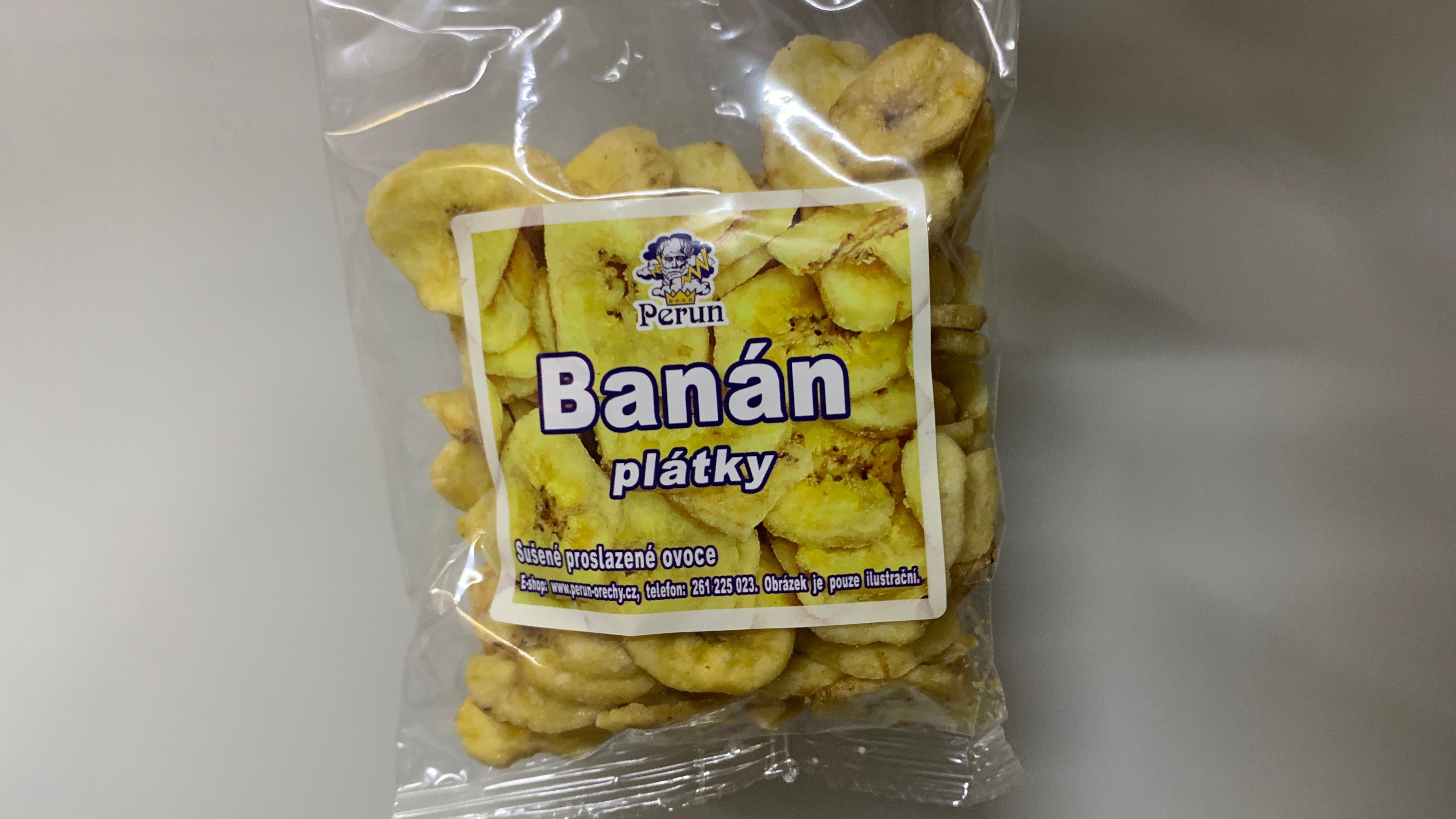 Perun Banán plátky 100g