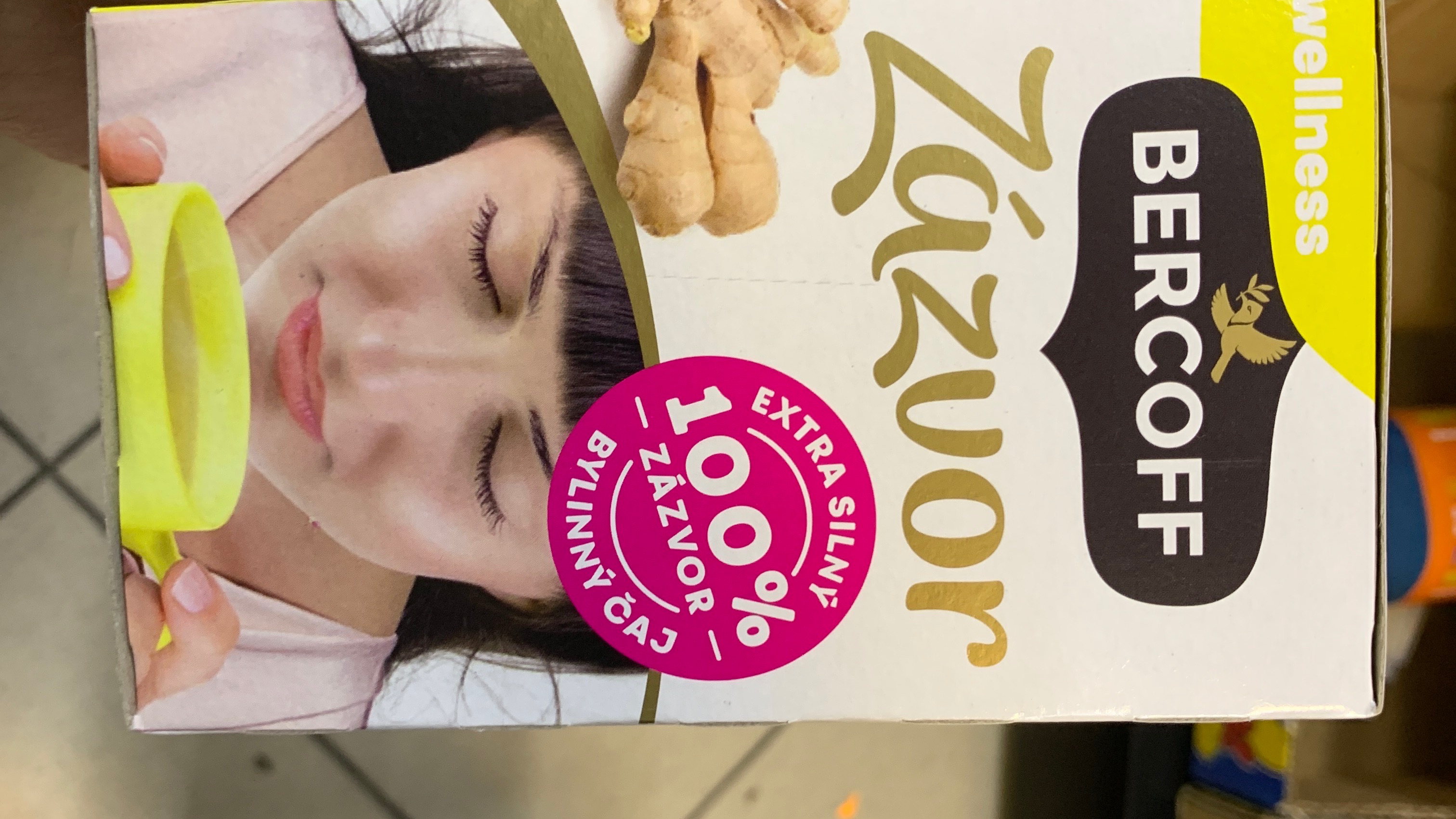 Bercoff Čaj Zázvor 100% přírodní 2 x 36 g